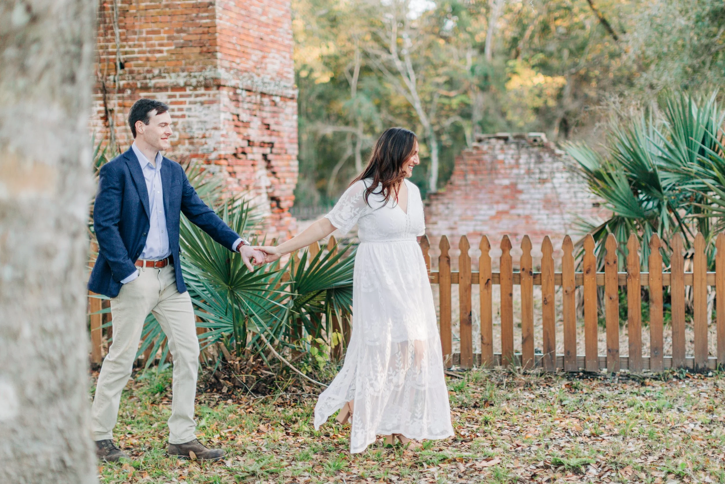 alee and ben’s beach sunset engagement photos at fontainebleau state park with sarah shaw photography, engagement photos on the beach, new orleans engagement photography, baton rouge engagement