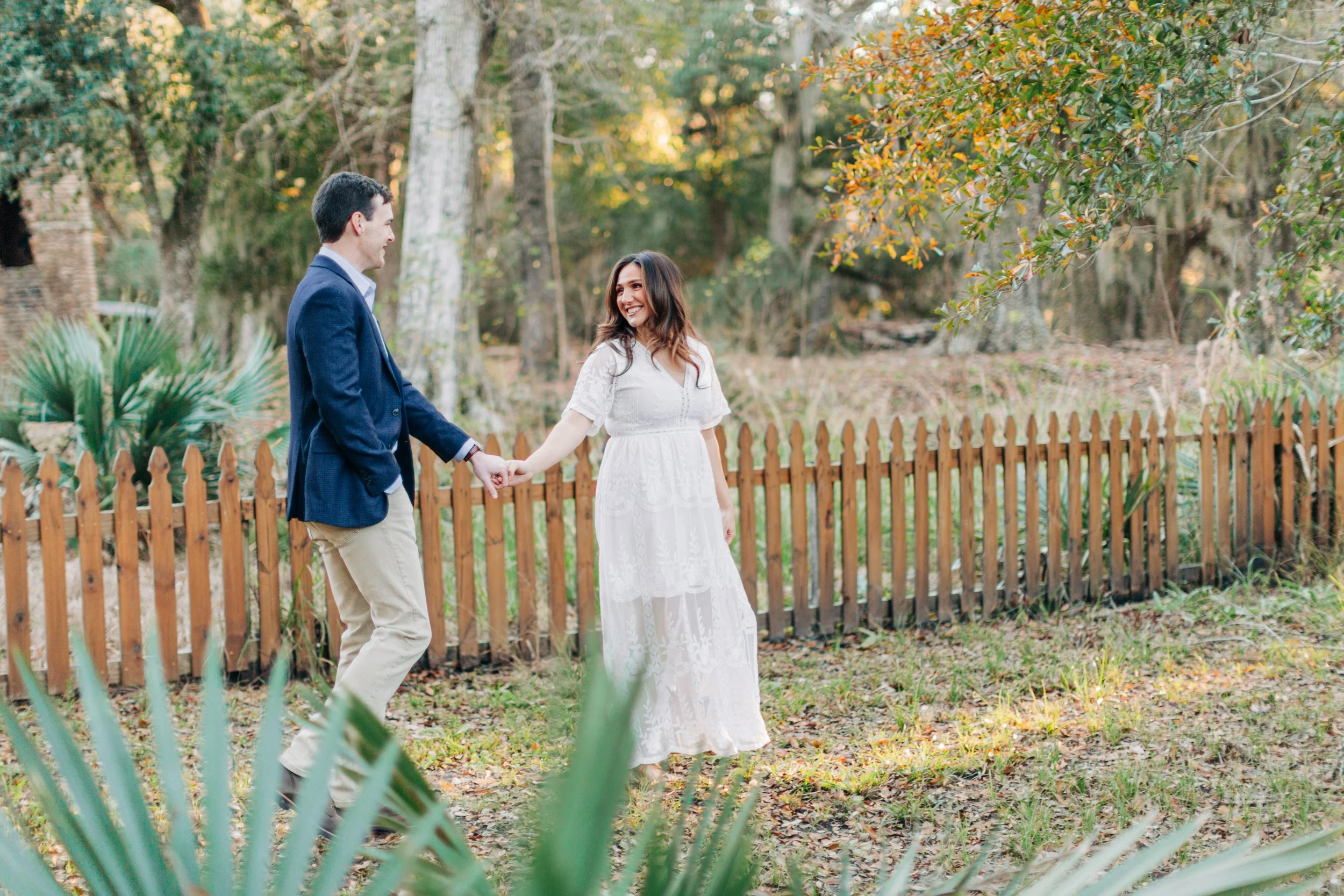 alee and ben’s beach sunset engagement photos at fontainebleau state park with sarah shaw photography, engagement photos on the beach, new orleans engagement photography, baton rouge engagement