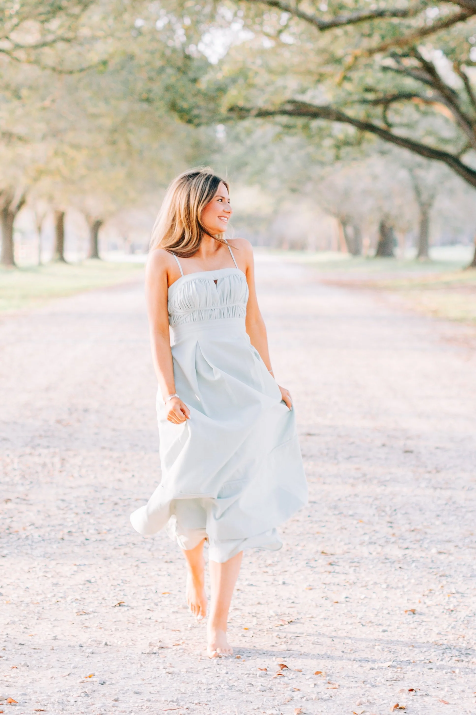 Ella Bremer Senior Portraits, Class of 2026, Dunham School Baton Rouge, Baton Rouge Senior Portraits, Sarah Shaw Photography, Burden Gardens Senior Portraits