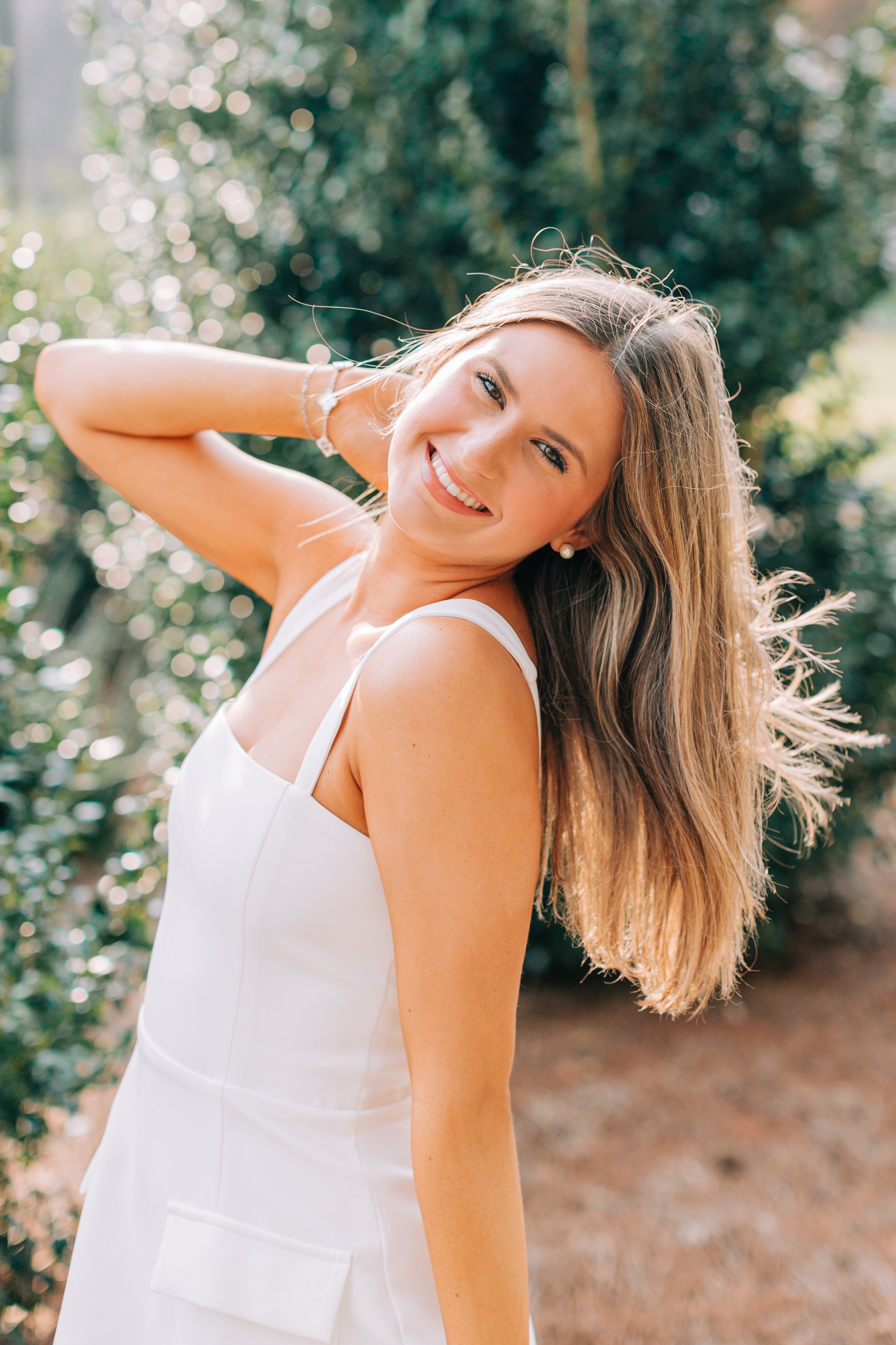 Ella Bremer Senior Portraits, Class of 2026, Dunham School Baton Rouge, Baton Rouge Senior Portraits, Sarah Shaw Photography, Burden Gardens Senior Portraits