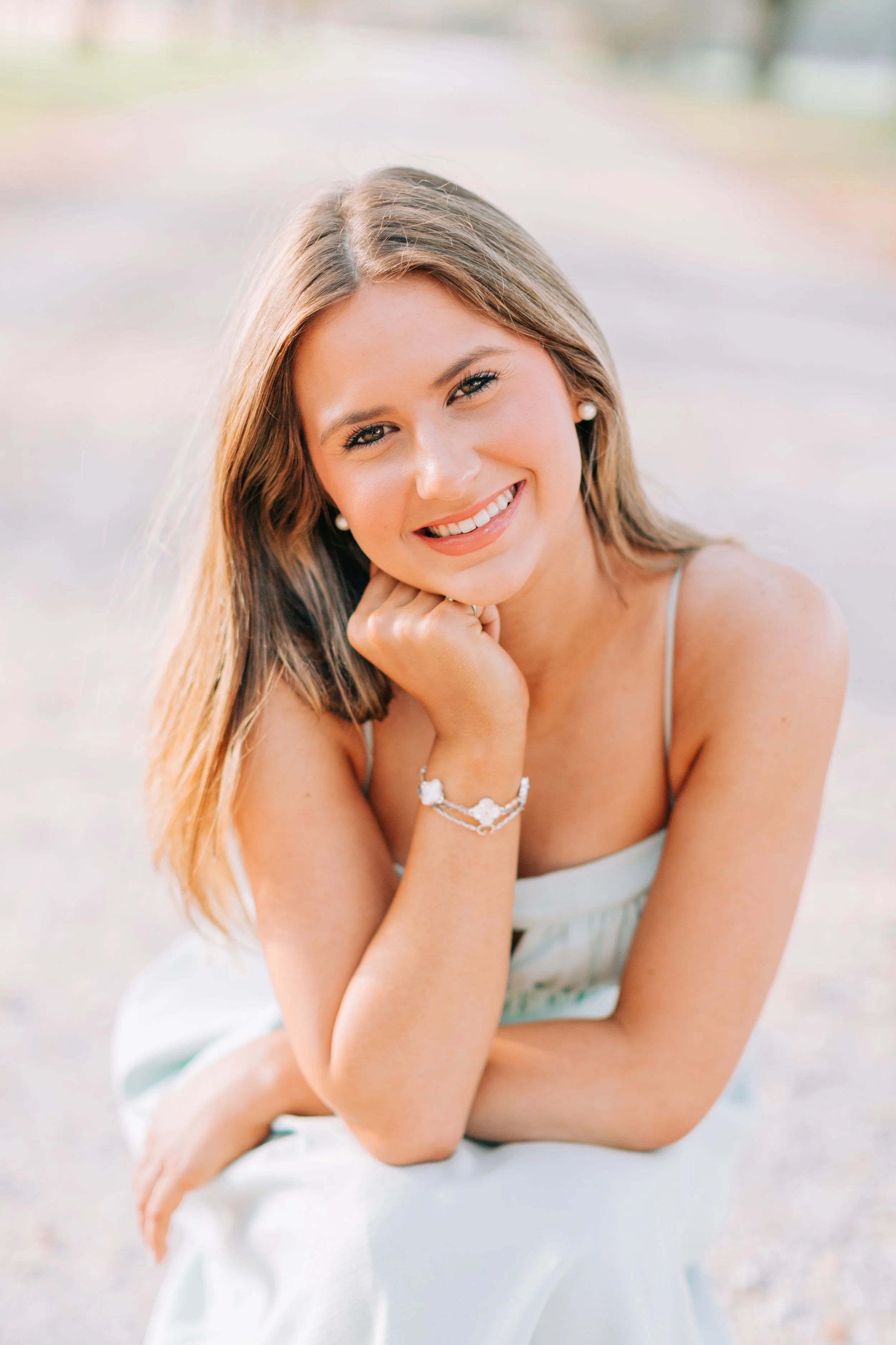 Ella Bremer Senior Portraits, Class of 2026, Dunham School Baton Rouge, Baton Rouge Senior Portraits, Sarah Shaw Photography, Burden Gardens Senior Portraits