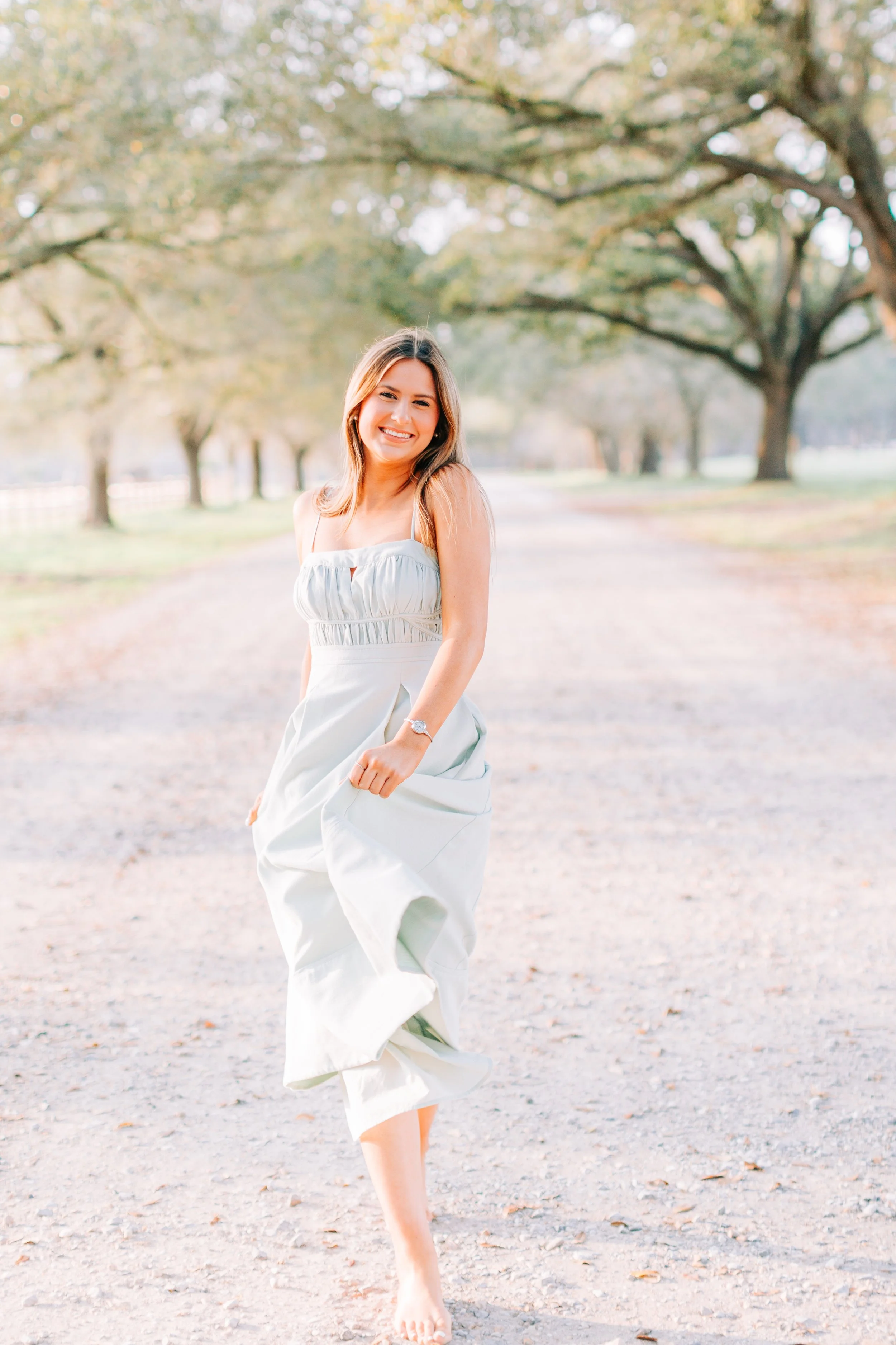 Ella Bremer Senior Portraits, Class of 2026, Dunham School Baton Rouge, Baton Rouge Senior Portraits, Sarah Shaw Photography, Burden Gardens Senior Portraits