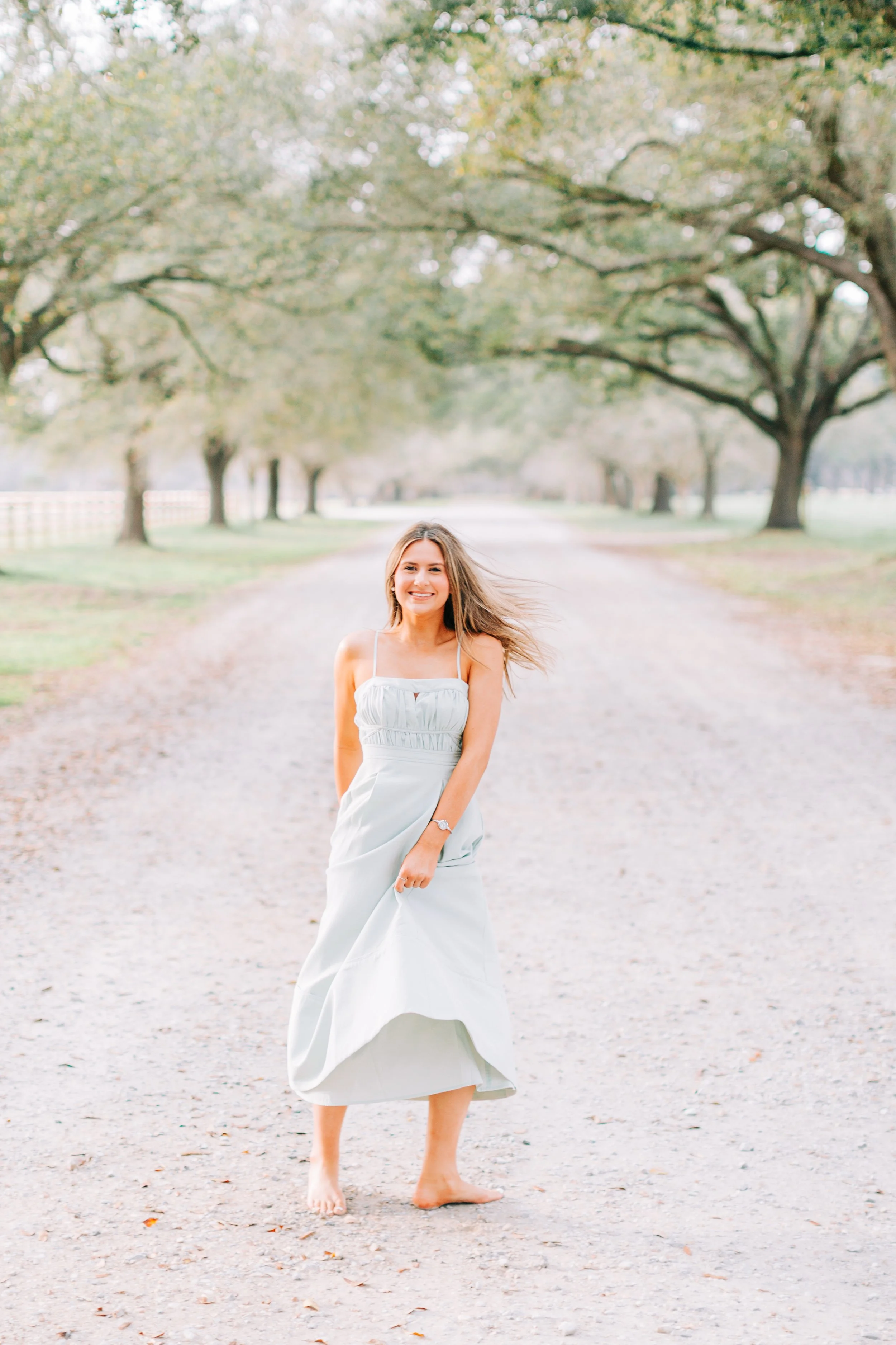 Ella Bremer Senior Portraits, Class of 2026, Dunham School Baton Rouge, Baton Rouge Senior Portraits, Sarah Shaw Photography, Burden Gardens Senior Portraits