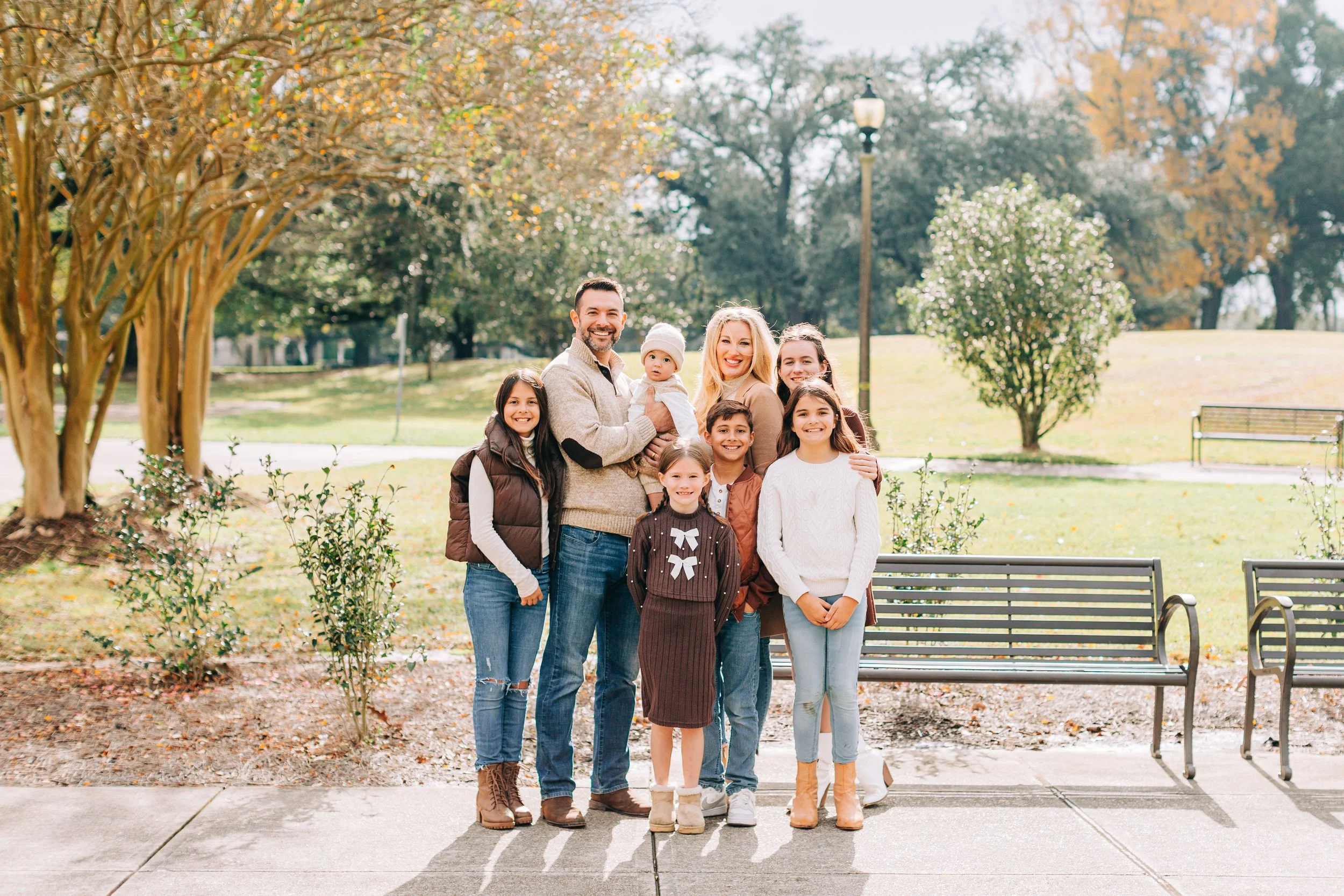 baton rouge family portraits, fall family portraits, baton rouge photographers, baton rouge family portrait photographers, sarah shaw photography, city park baton rouge