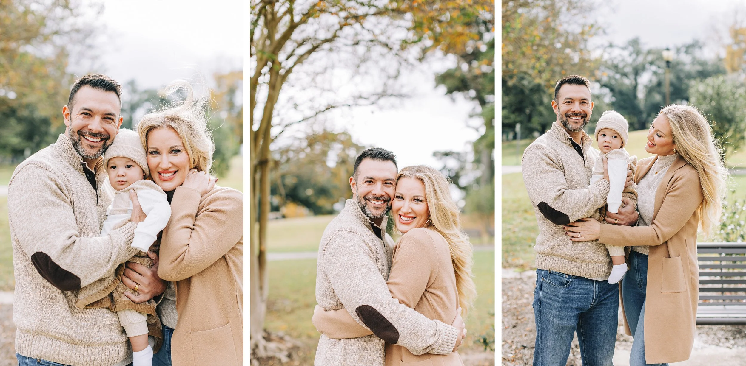 Fall Family Portraits at City Park Golf Course, Baton Rouge