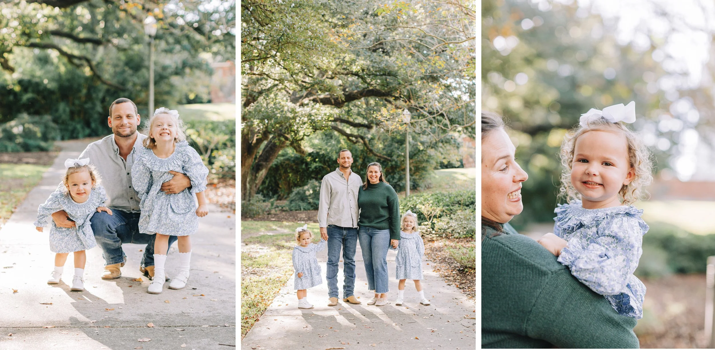 Veterans Memorial Park Baton Rouge Family Portraits; Louisiana State Capitol