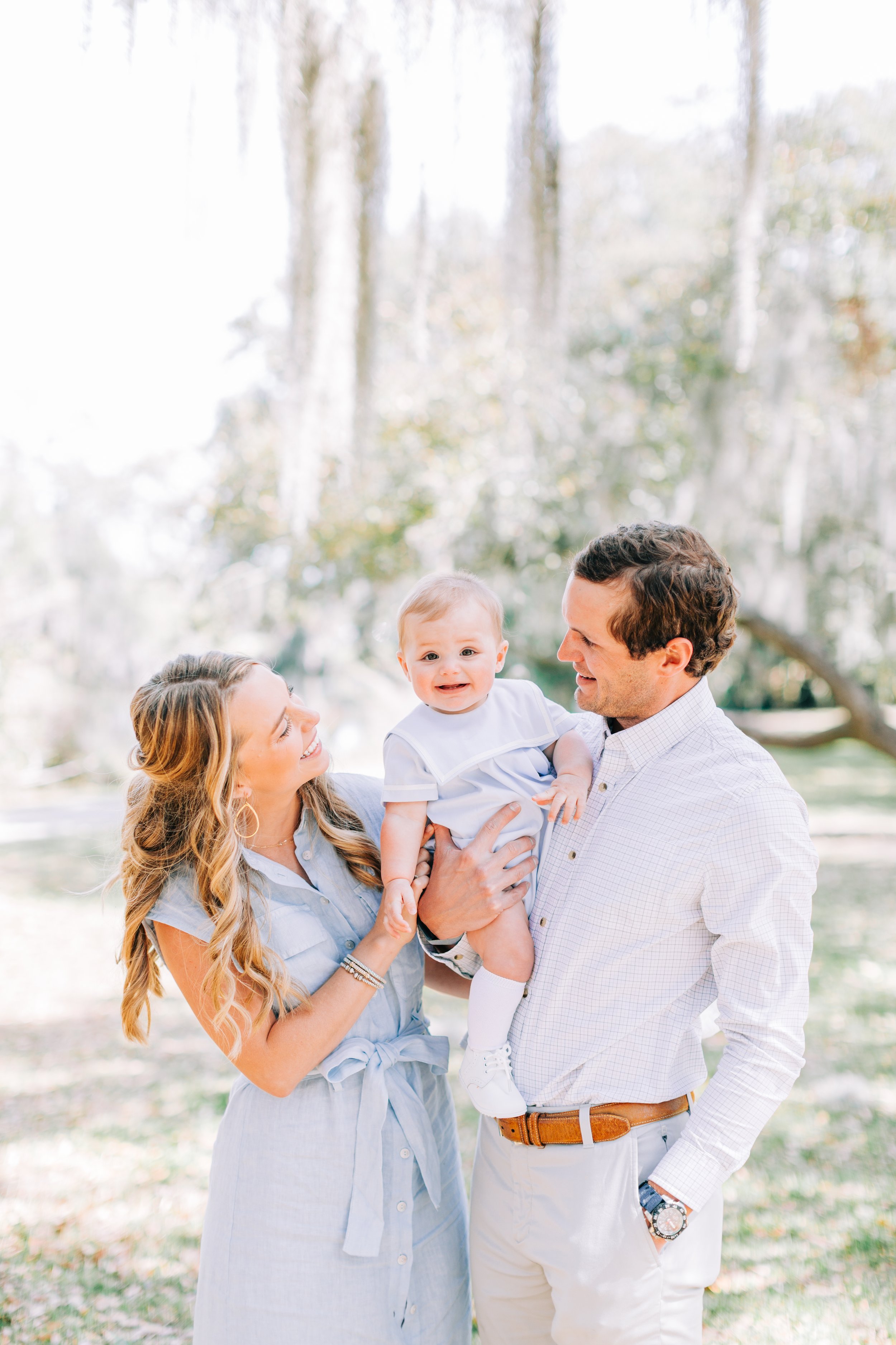 Graham’s 6 month milestone portraits at new orleans city park, new orleans childrens photography, new orleans family portraits, city park family portraits