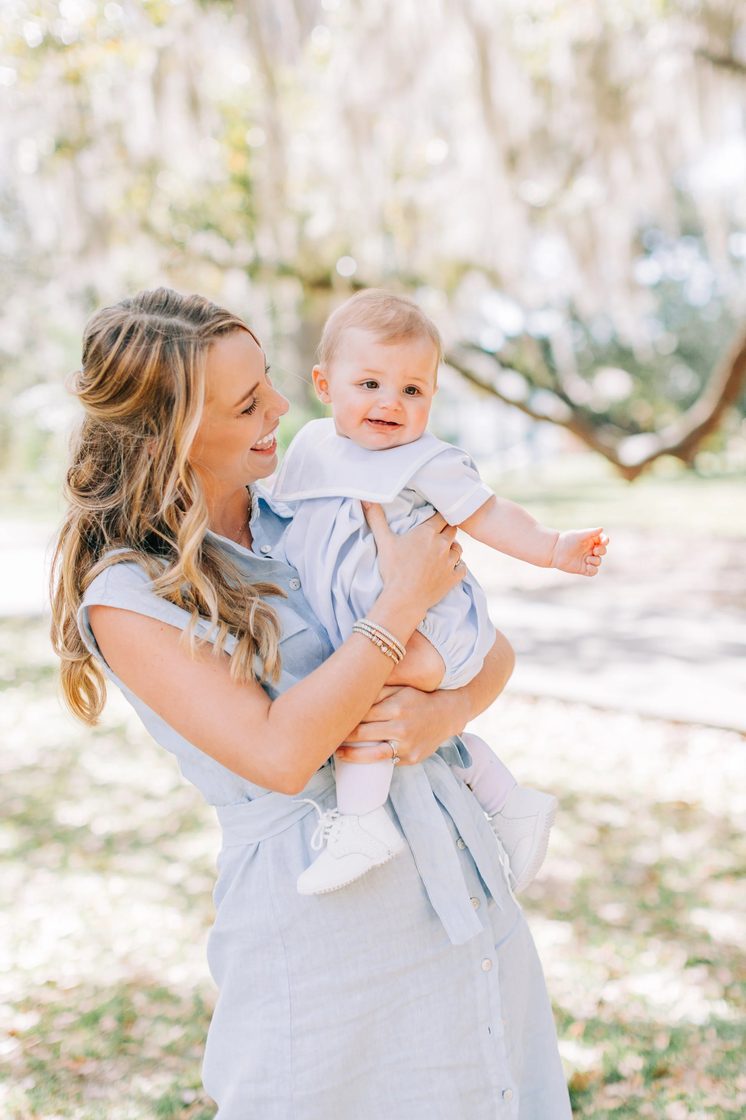 Graham’s 6 month milestone portraits at new orleans city park, new orleans childrens photography, new orleans family portraits, city park family portraits, mossy family portraits