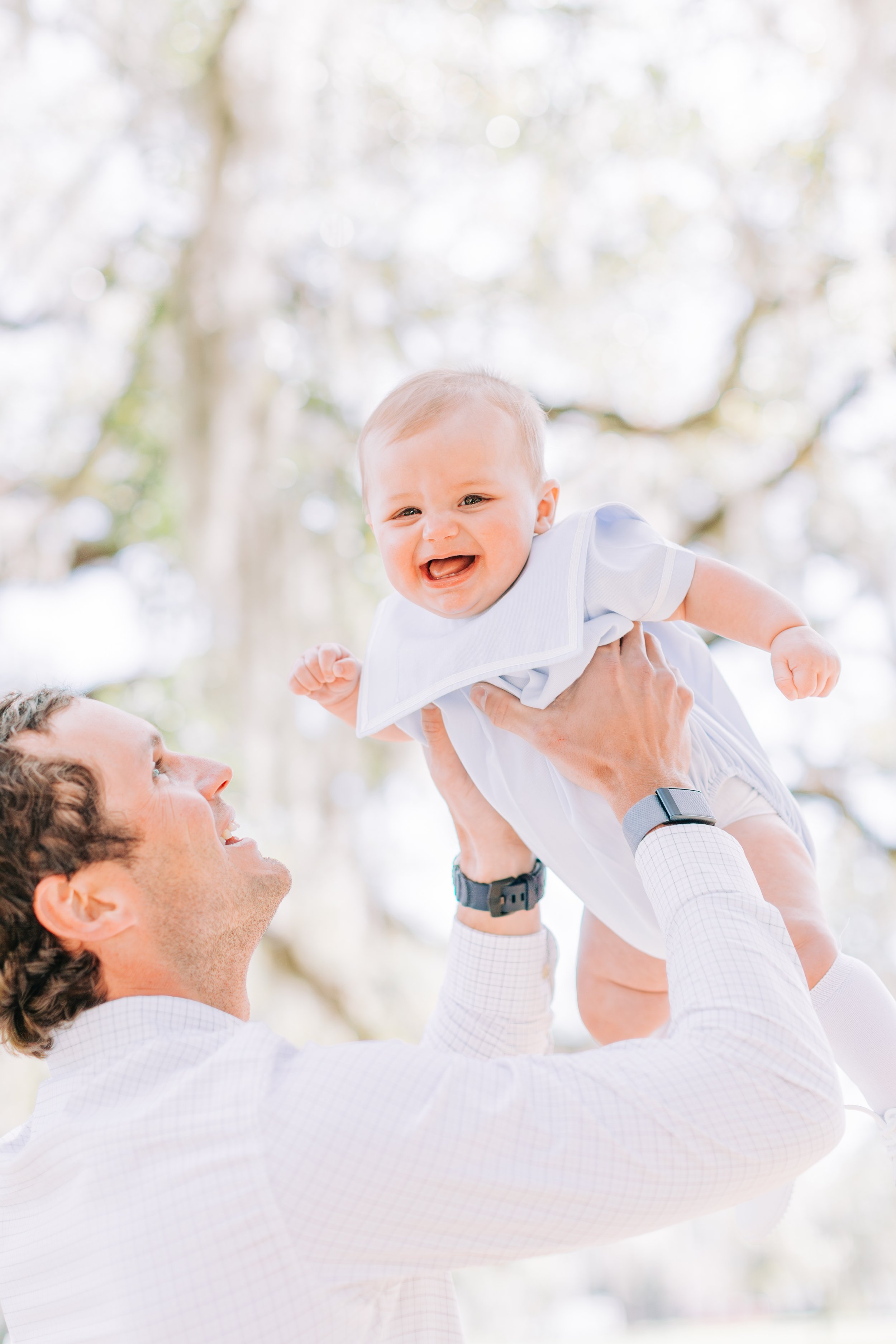 Graham’s 6 month milestone portraits at new orleans city park, new orleans childrens photography, new orleans family portraits, city park family portraits, mossy family portraits