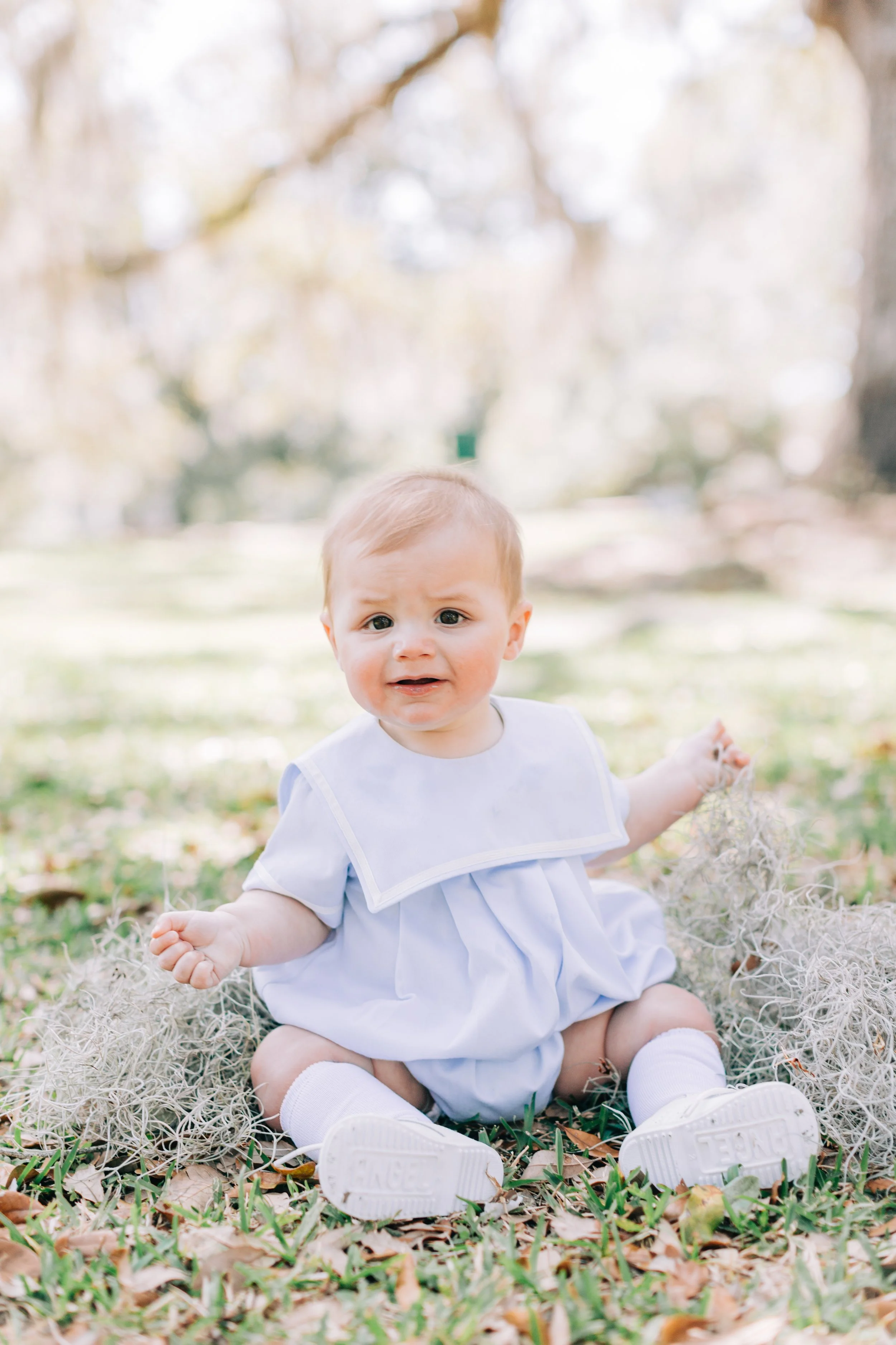 Graham’s 6 month milestone portraits at new orleans city park, new orleans childrens photography, new orleans family portraits, city park family portraits, mossy family portraits