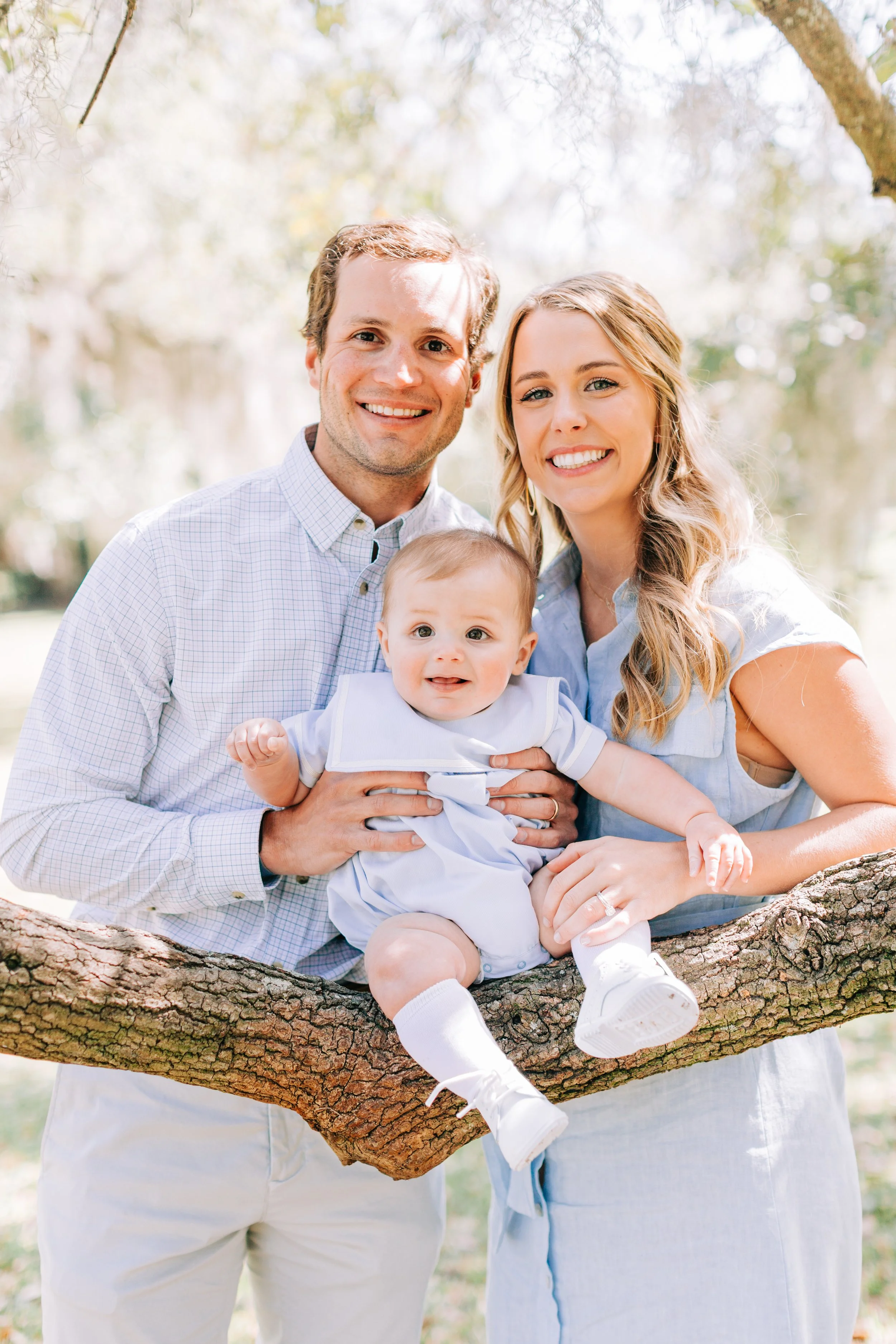 Graham’s 6 month milestone portraits at new orleans city park, new orleans childrens photography, new orleans family portraits, city park family portraits, mossy family portraits