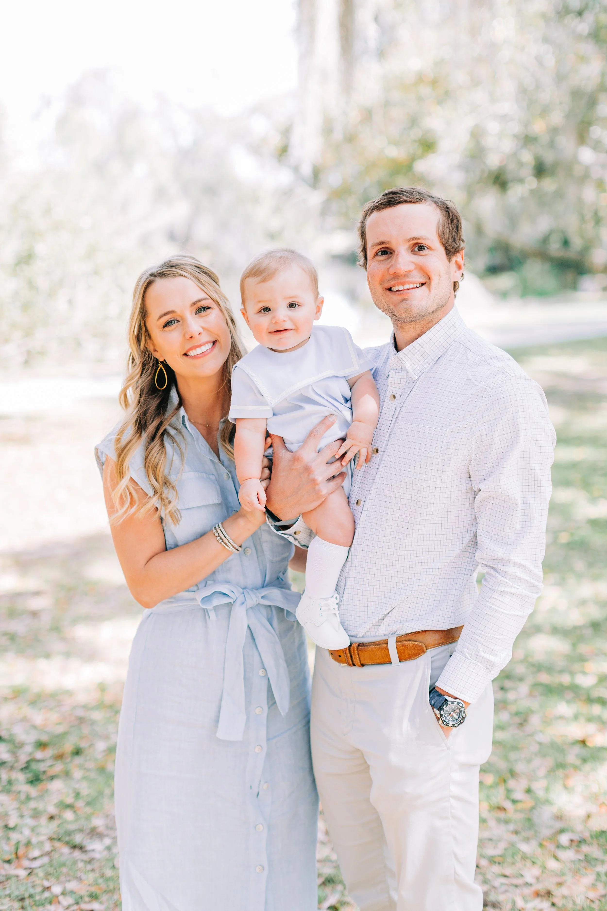 Graham’s 6 month milestone portraits at new orleans city park, new orleans childrens photography, new orleans family portraits, city park family portraits, mossy family portraits