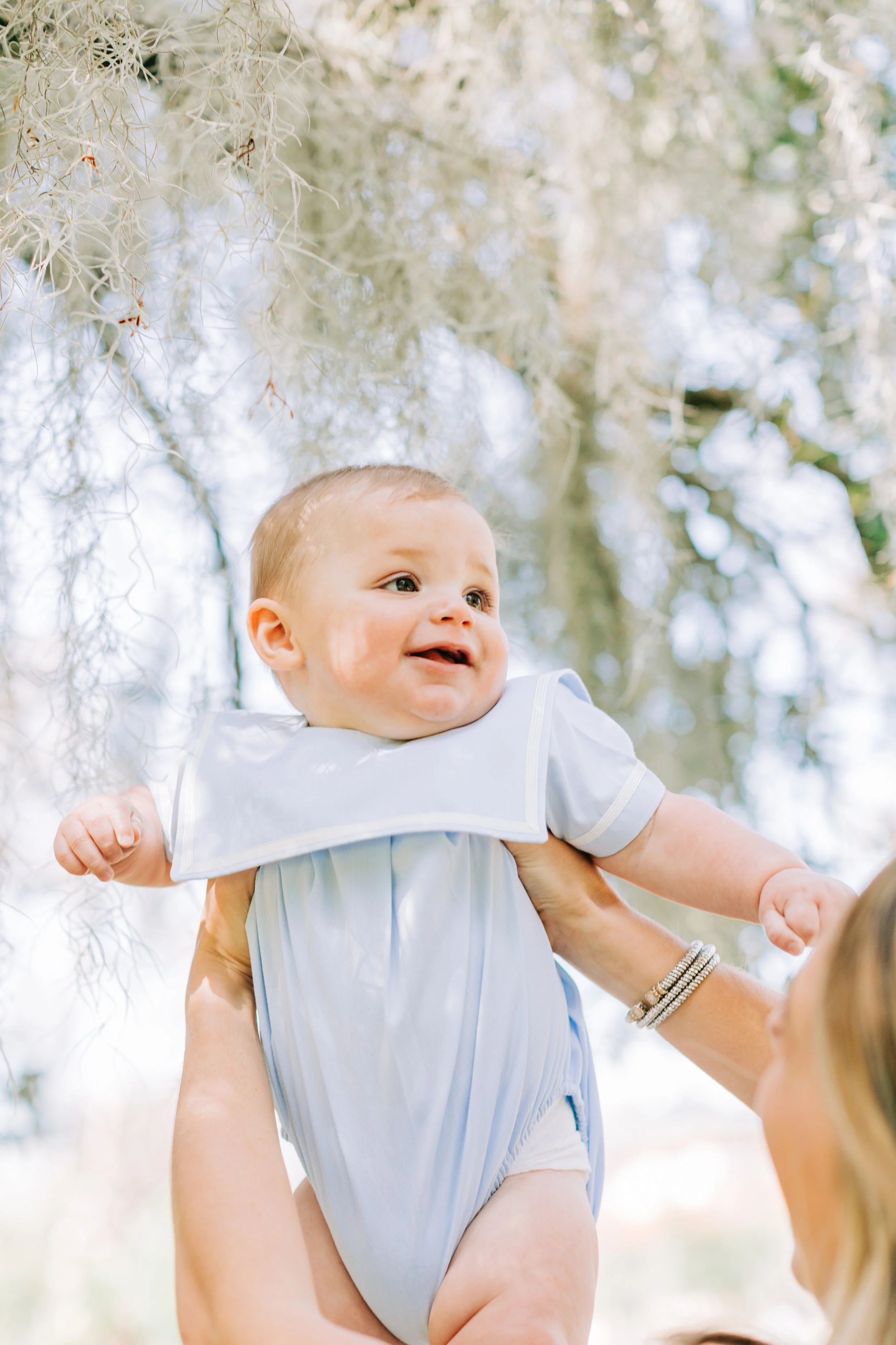 Graham’s 6 month milestone portraits at new orleans city park, new orleans childrens photography, new orleans family portraits, city park family portraits, mossy family portraits