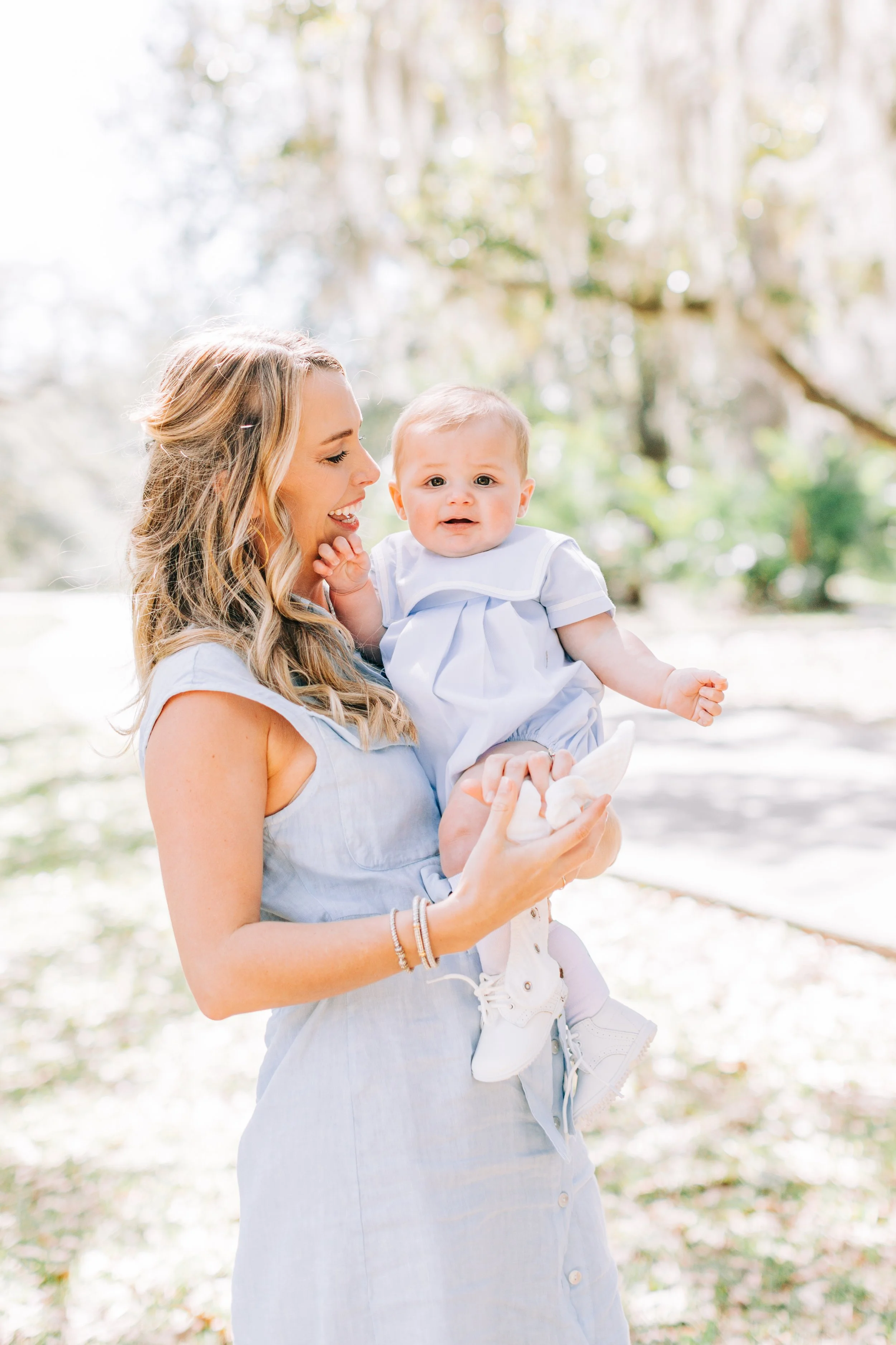 Graham’s 6 month milestone portraits at new orleans city park, new orleans childrens photography, new orleans family portraits, city park family portraits, mossy family portraits