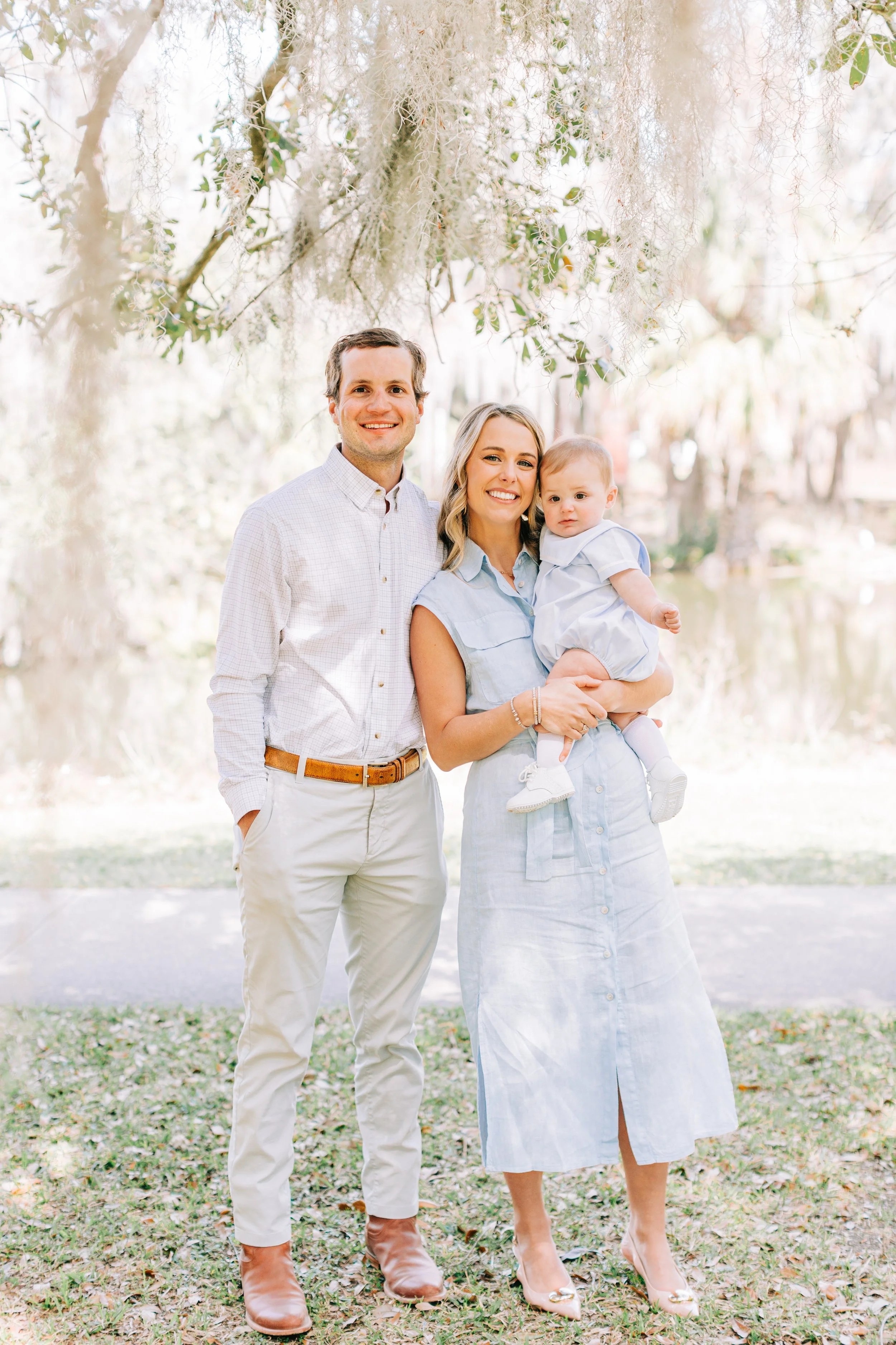 Graham’s 6 month milestone portraits at new orleans city park, new orleans childrens photography, new orleans family portraits, city park family portraits, mossy family portraits