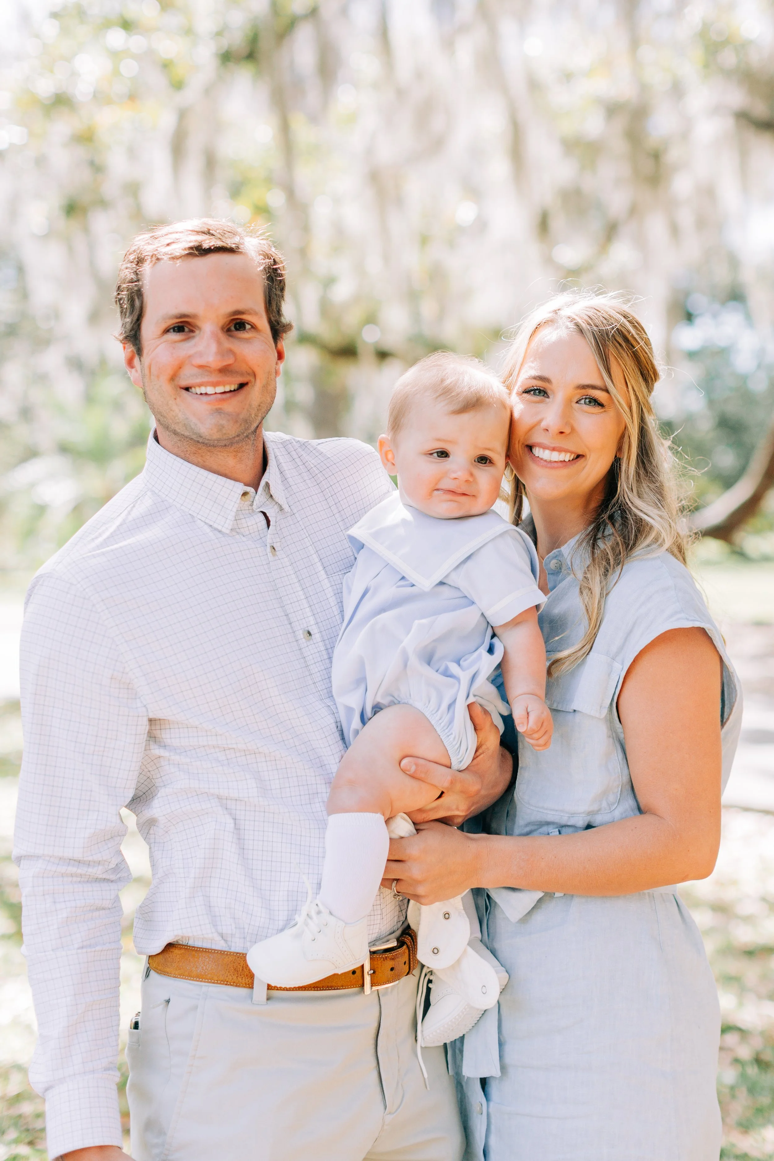 Graham’s 6 month milestone portraits at new orleans city park, new orleans childrens photography, new orleans family portraits, city park family portraits, mossy family portraits