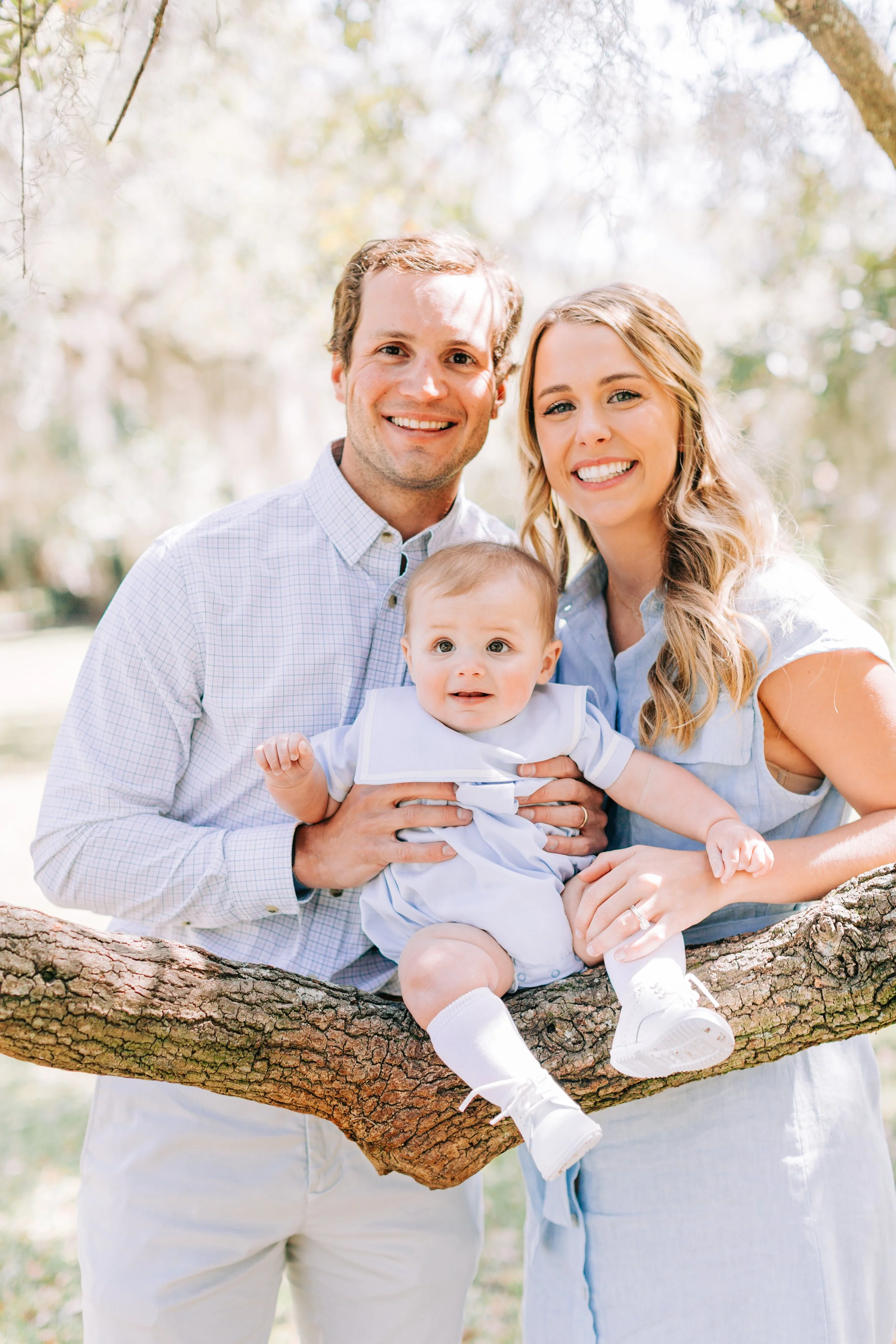 Graham’s 6 month milestone portraits at new orleans city park, new orleans childrens photography, new orleans family portraits, city park family portraits, mossy family portraits