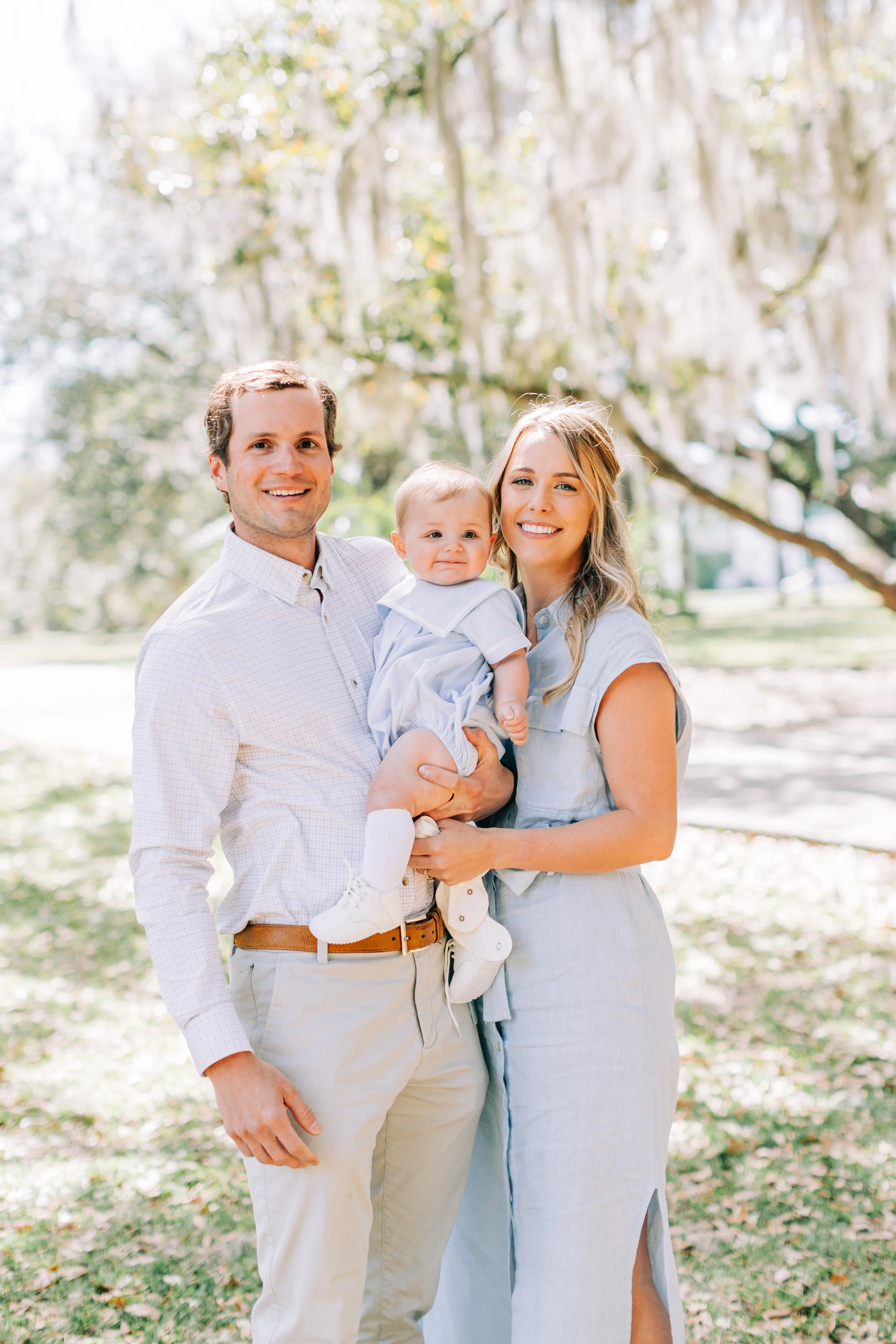 Graham’s 6 month milestone portraits at new orleans city park, new orleans childrens photography, new orleans family portraits, city park family portraits, mossy family portraits