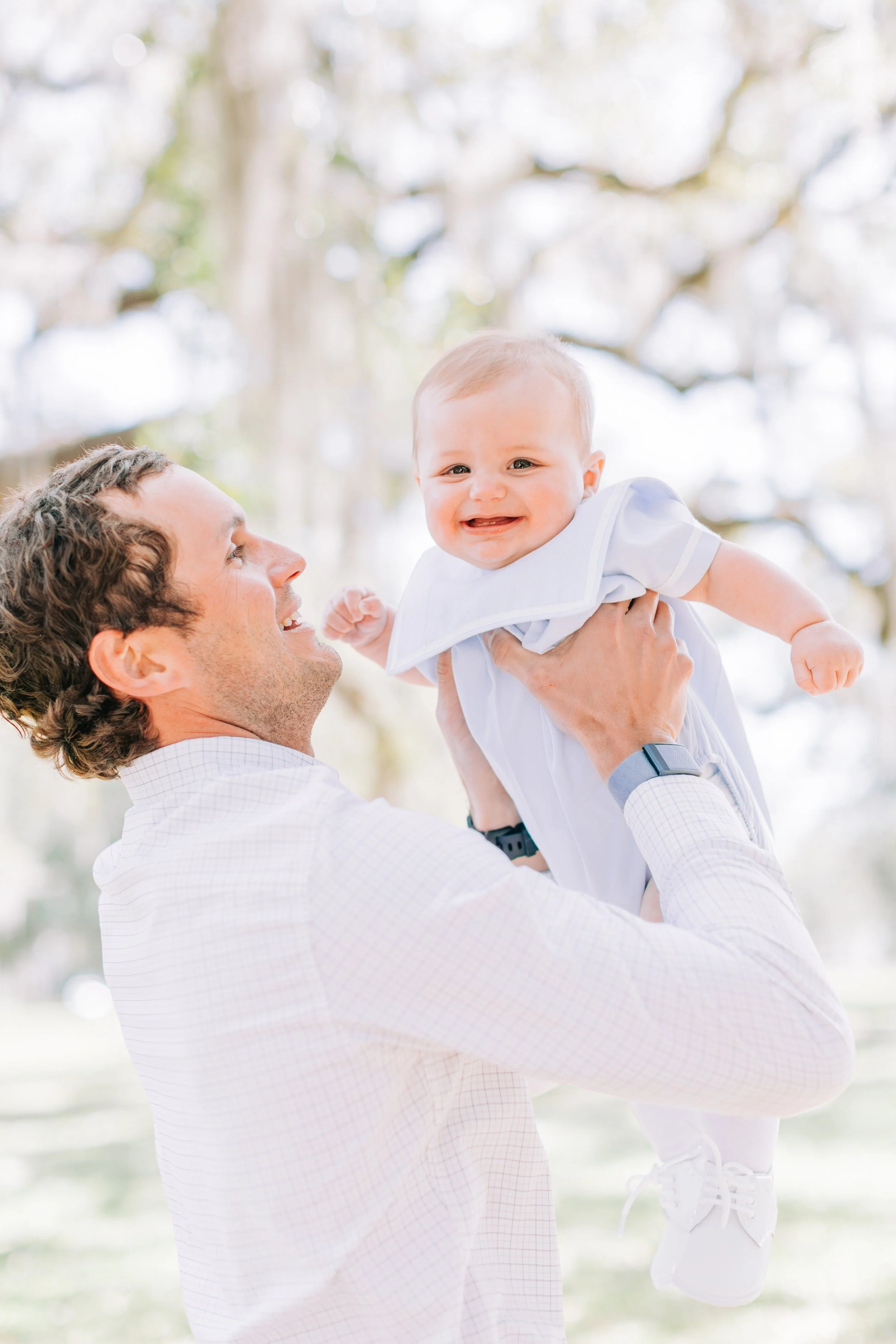 Graham’s 6 month milestone portraits at new orleans city park, new orleans childrens photography, new orleans family portraits, city park family portraits, mossy family portraits