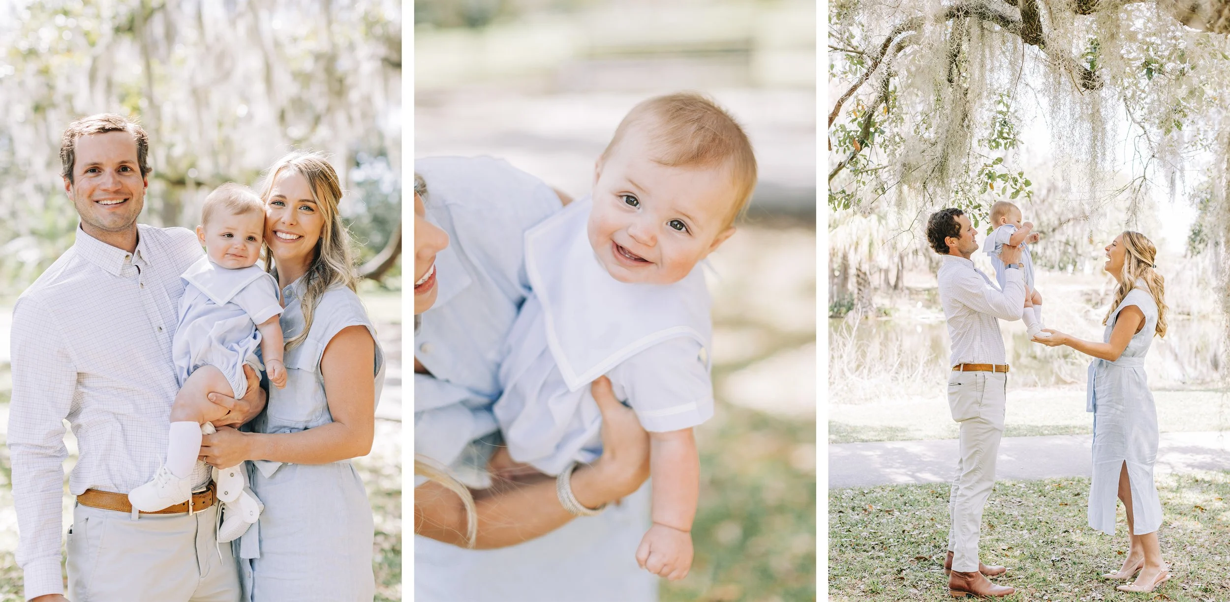 Graham’s Six Month Milestone Portraits at New Orleans’ City Park