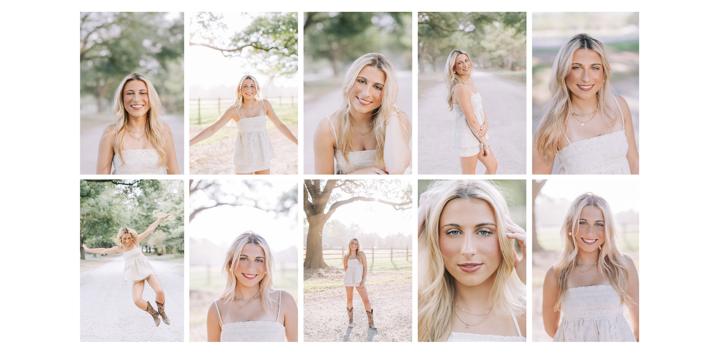 Spring Senior Portraits at Burden Gardens | Baton Rouge Senior Photographer