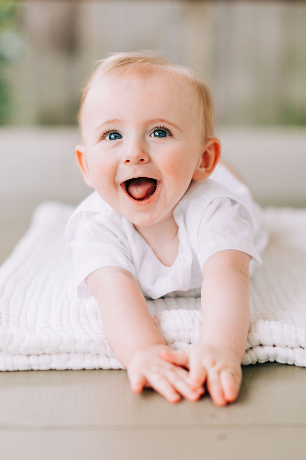 Oliver’s 6 Month Milestone Session in Baton Rouge | Vermealen Family
