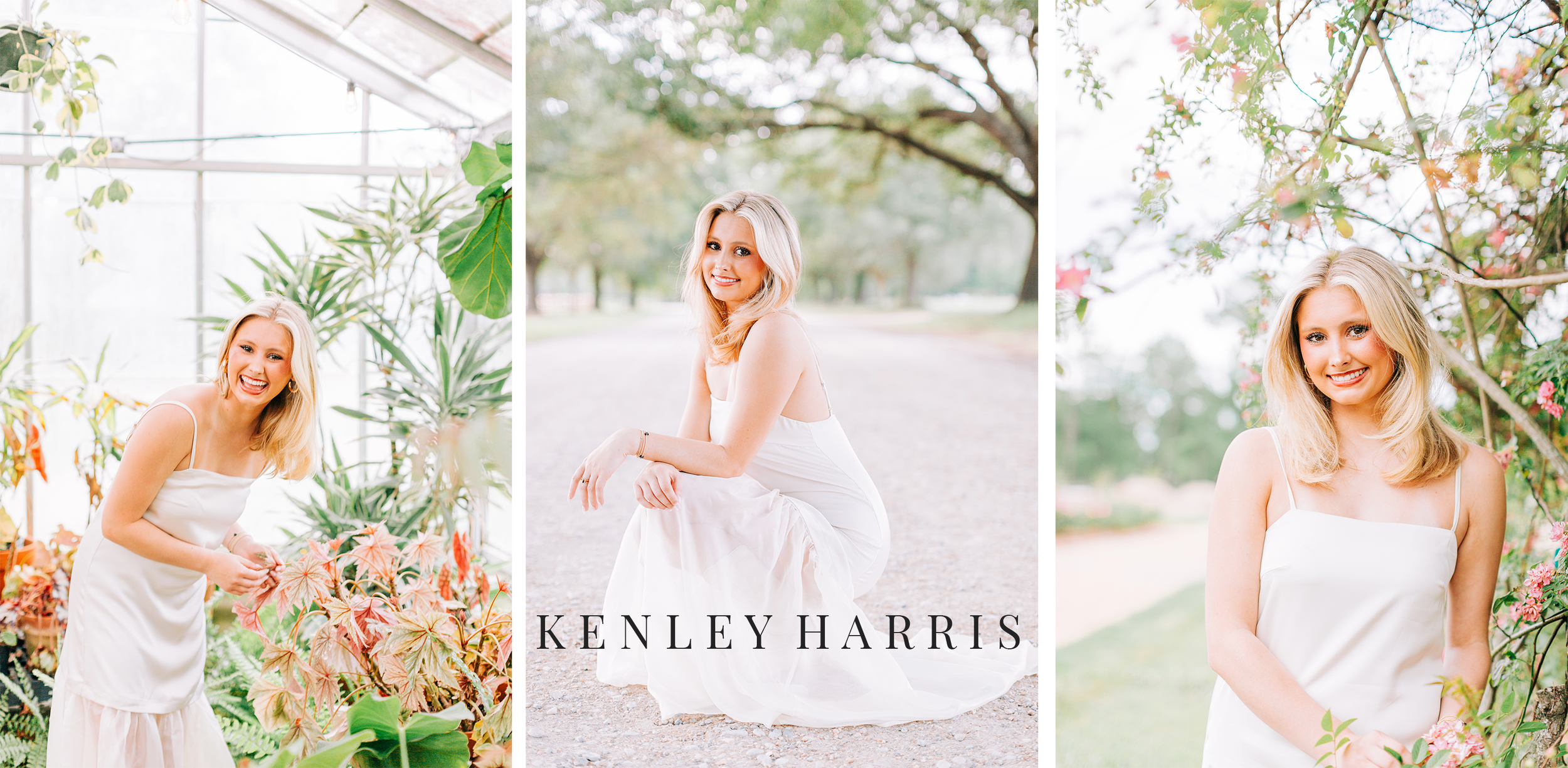 Kenley’s Senior Portraits at Burden Gardens in Baton Rouge | The Dunham School, Class of 2026