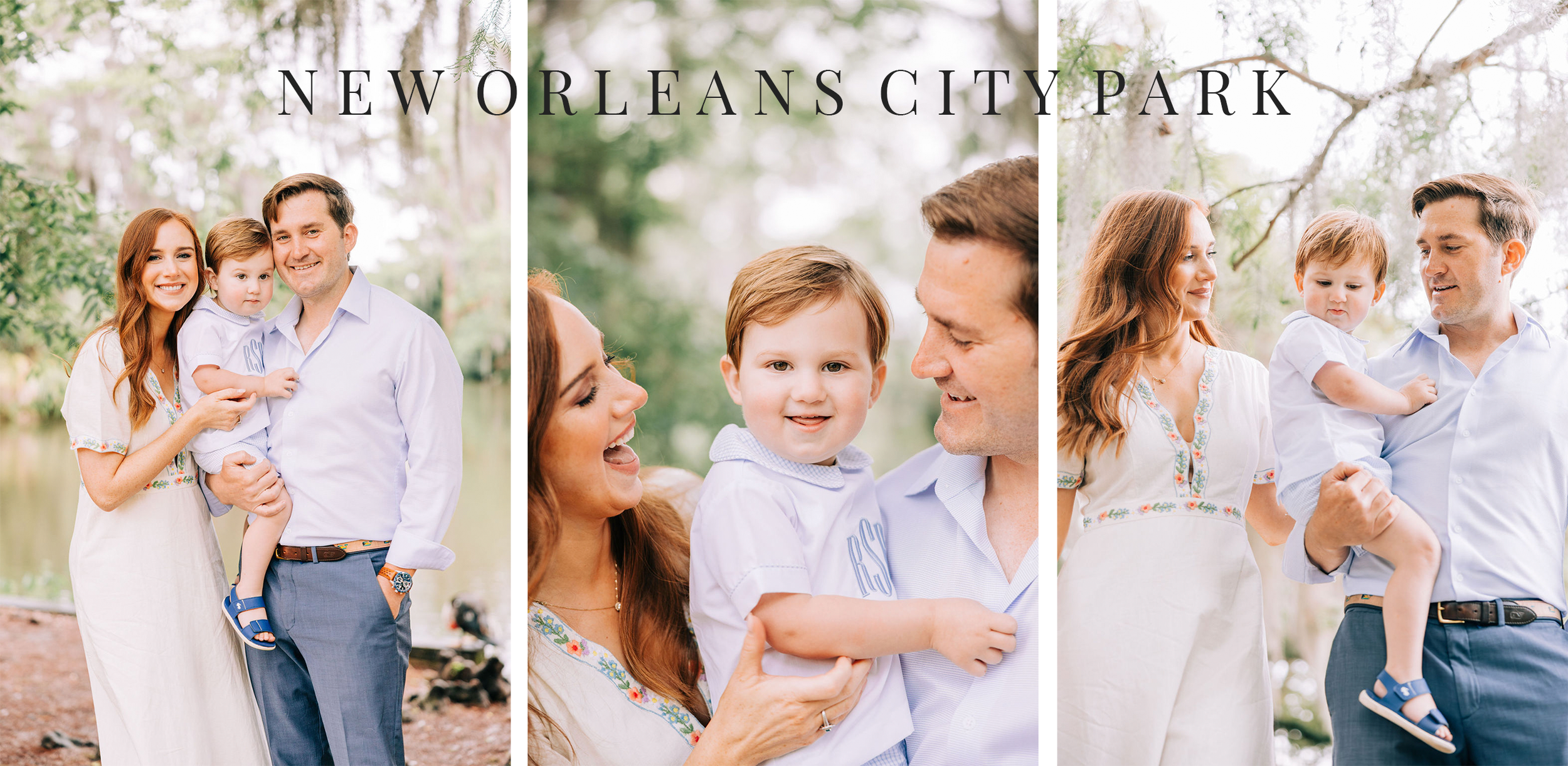 The Riedel Family’s Spring Portraits at New Orleans City Park