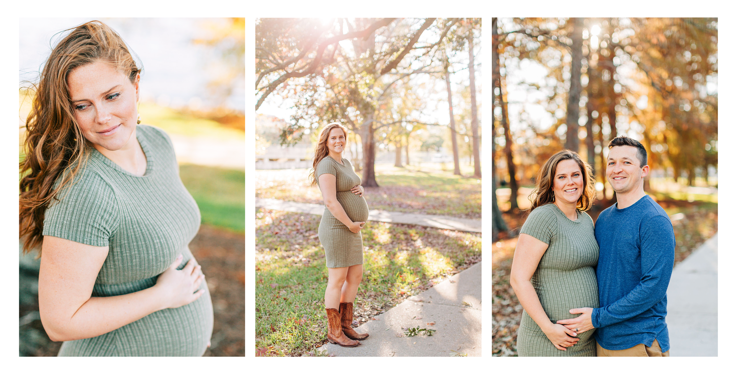 Fall Maternity Photos at Veterans Memorial Park | Baton Rouge Maternity Photographer