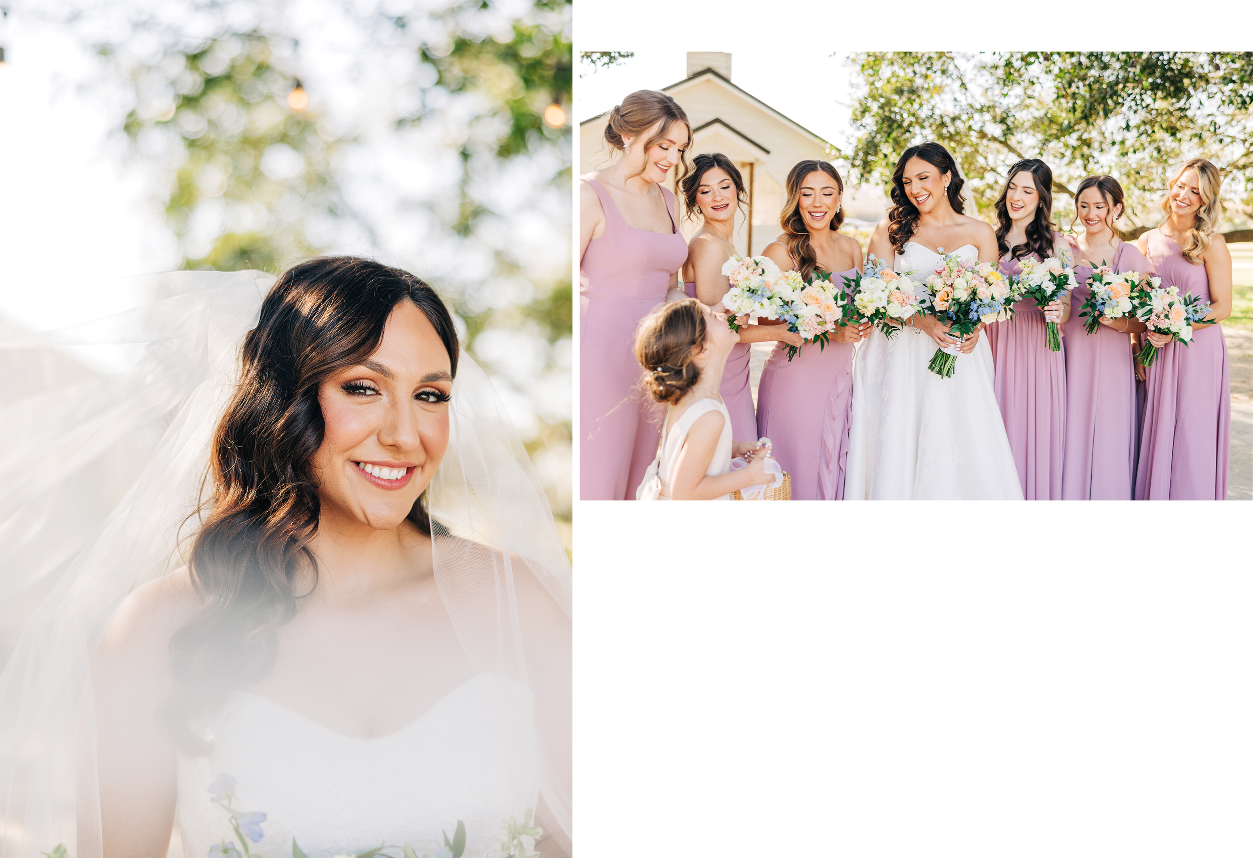 Soft natural light bridal portrait with veil and warm tones during a Baton Rouge wedding