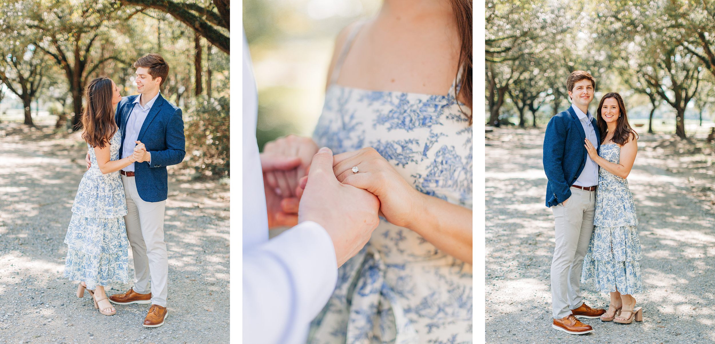 baton rouge engagement session at burden gardens