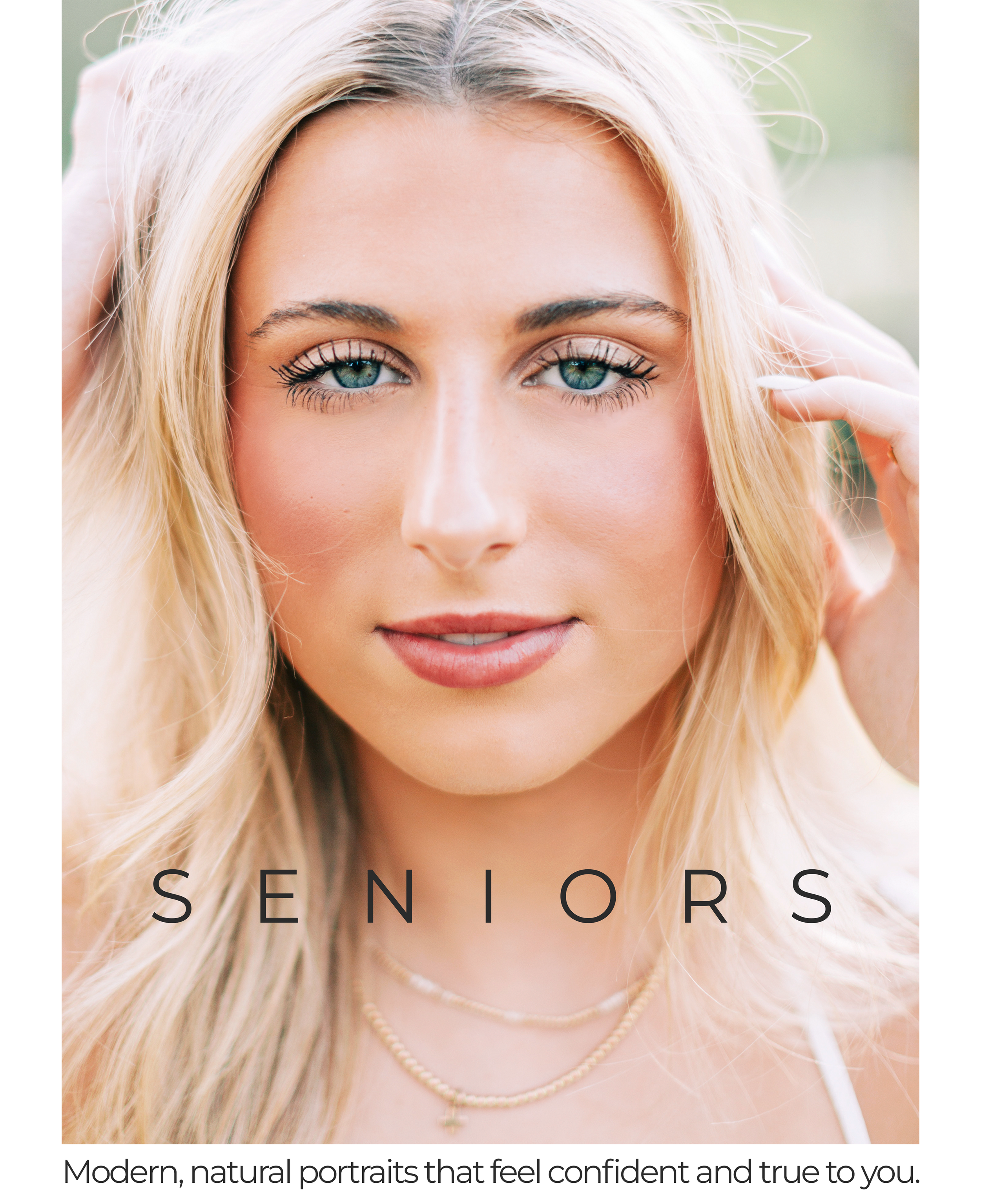 baton rouge senior portraits, close-up of senior girl face, serious express, burden gardens senior portraits