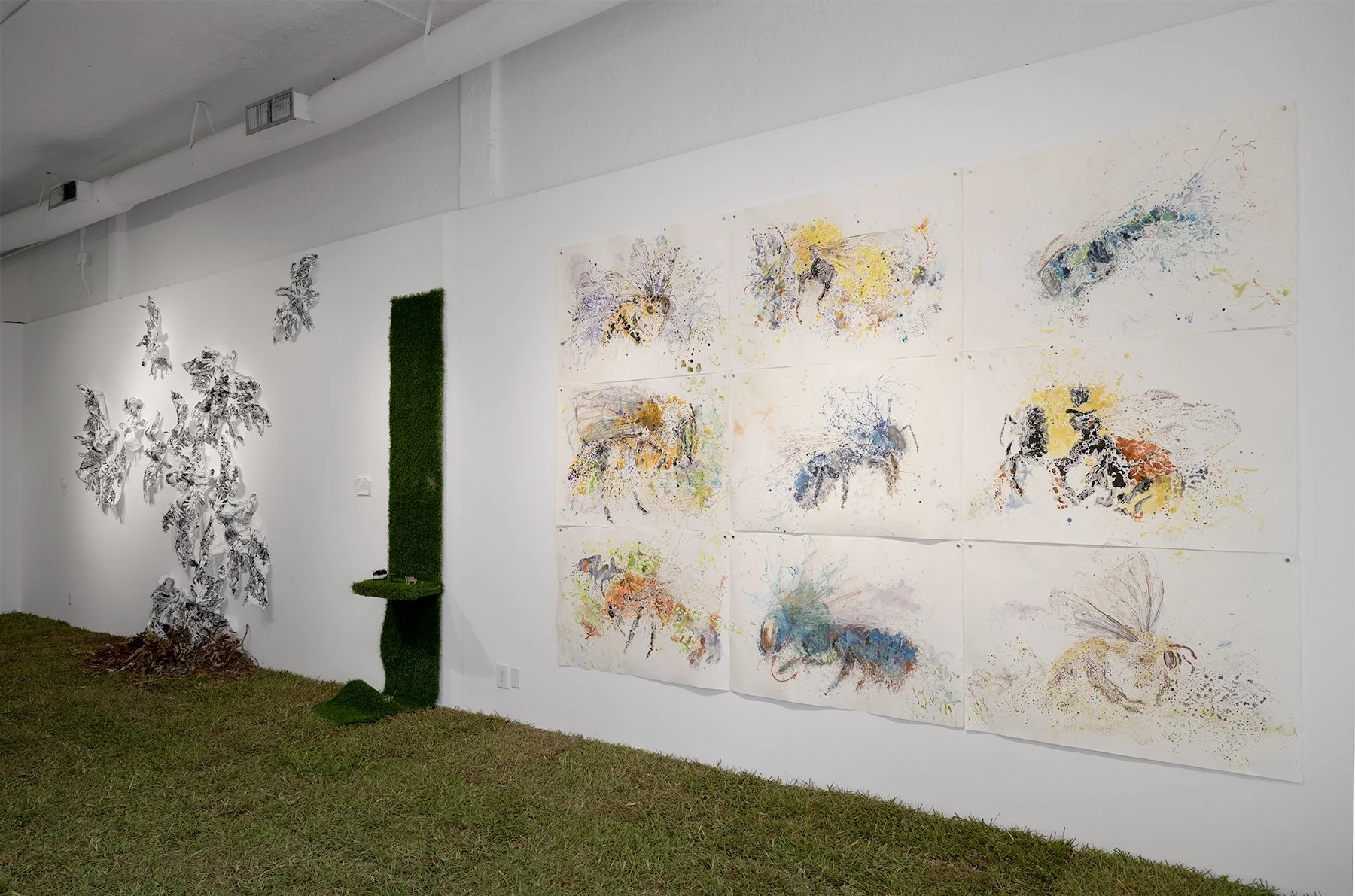 The circle & the circle, with works by member artists Cindee Travis Klement and Sherry Tseng Hill