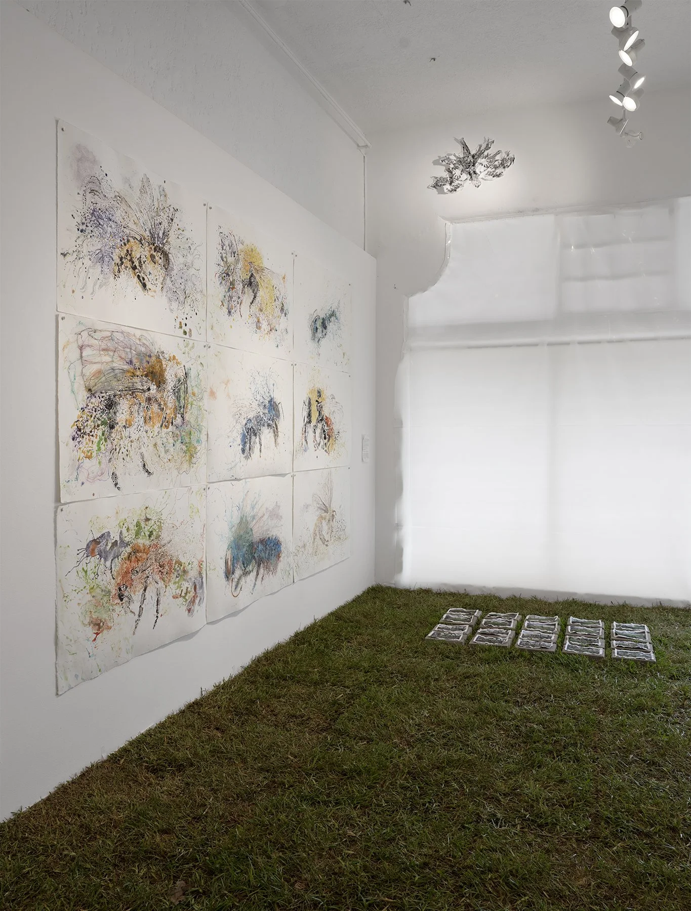 The circle & the circle, with works by member artists Cindee Travis Klement and Sherry Tseng Hill