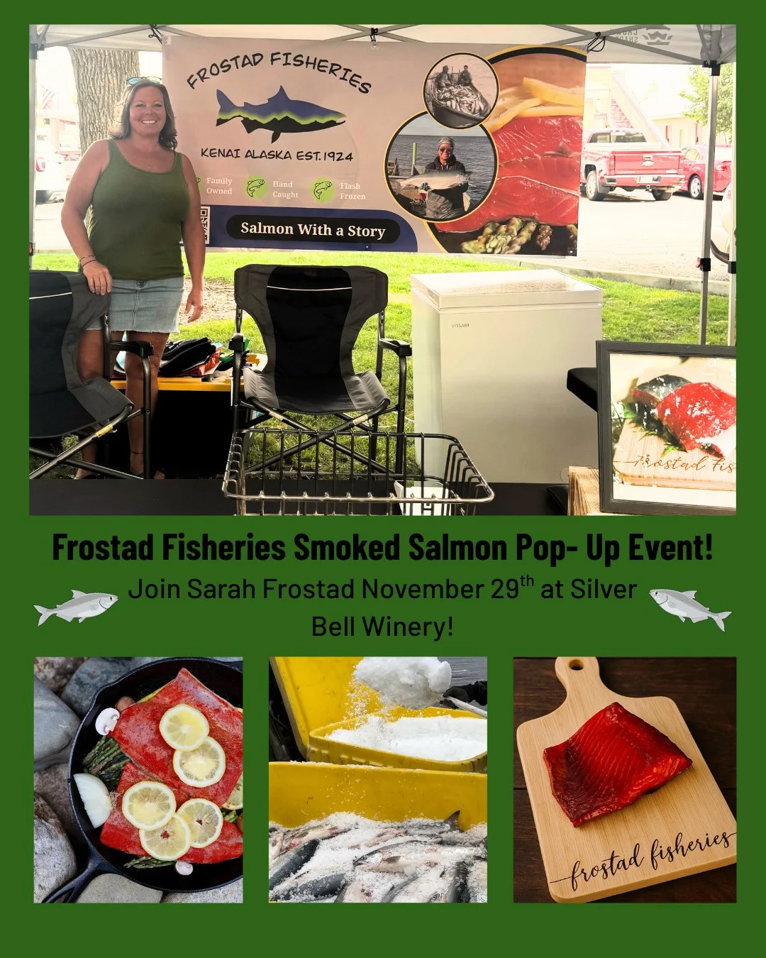 Next Saturday, 11/29, come hang out with us at Silver Bell Winery!⁠
⁠
Many of you now know Sarah, who takes such great care of all our guests and always brings the positive energy to our tasting room. Sarah will be here sharing something special from