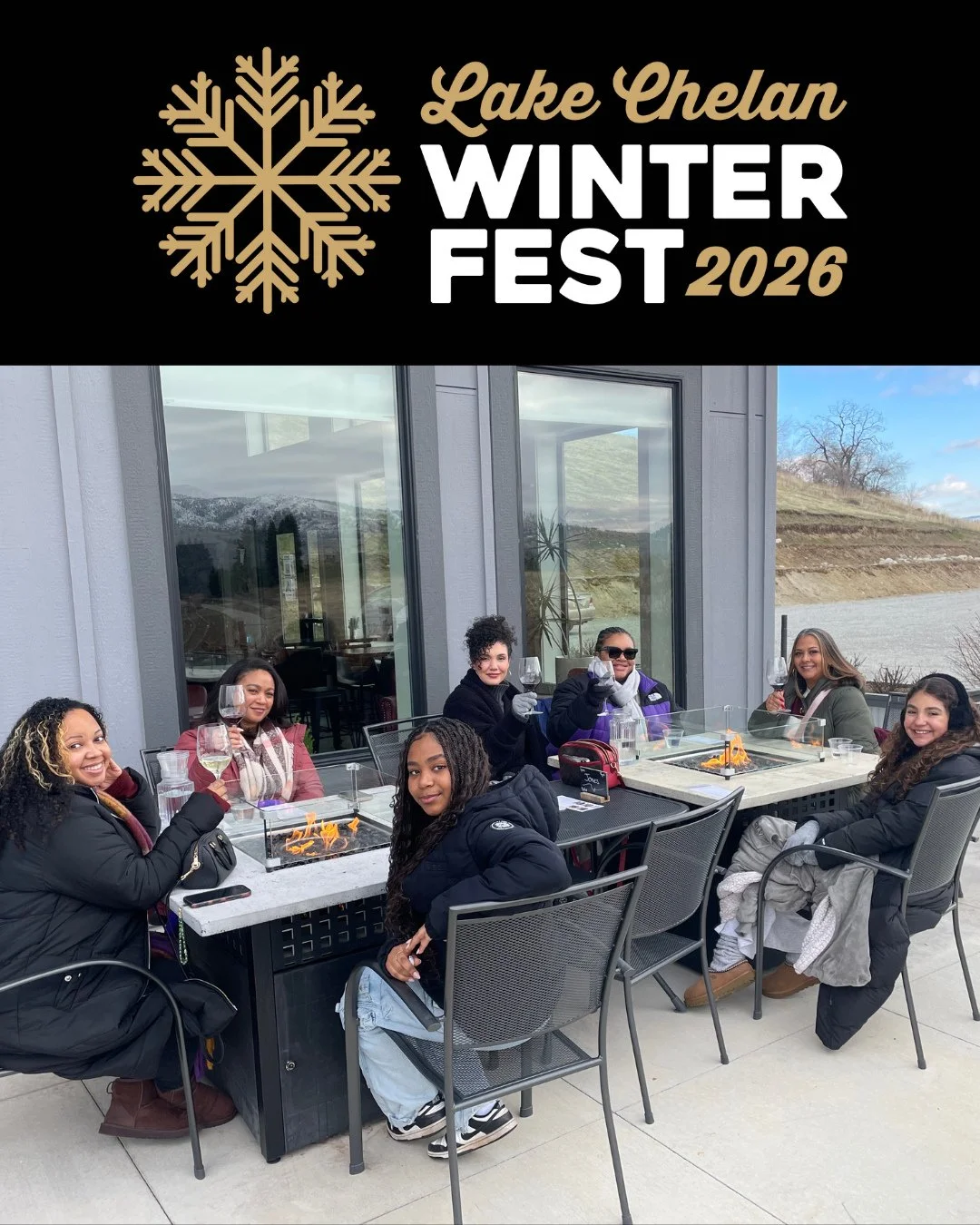 Be honest&hellip; red wine by the fire or summer ros&eacute;? ⁠
Patio season never ends at Silver Bell Winery.⁠
#WinterFest2026⁠
⁠
#chelan #chelanwinterfest #manson #patioseason #firetables #winterwinetasting #winetasting #wawine #lakechelanwinevalle