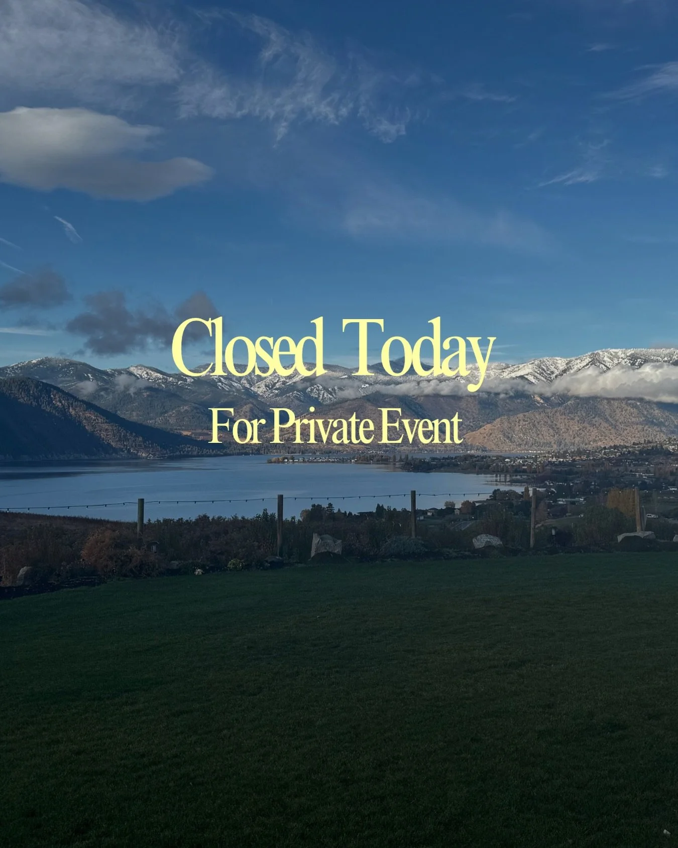 Today we will be celebrating our Essence of Spring Wine Club Picnic!

Tasting room Will be open tomorrow 12-5

#silverbellwinery #lakechelanwinevalley #lakechelanchamber #wawine #wineclubevent