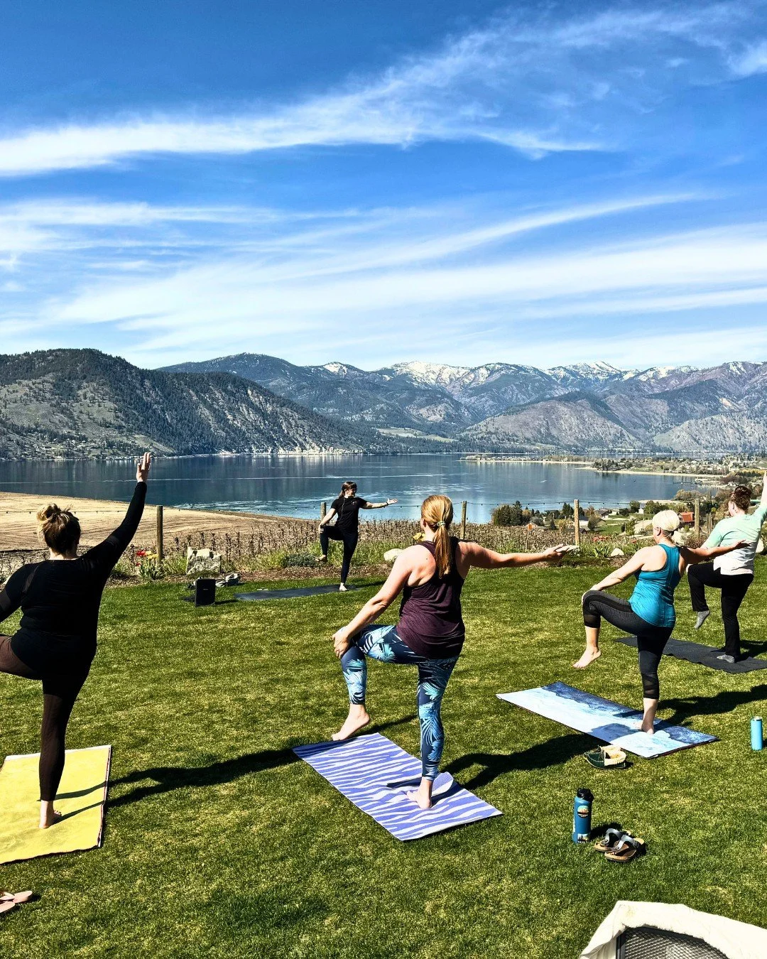 Yoga Uncorked on May 9th, Next Saturday!⁠
⁠
The weather is so nice, we are enjoying the outdoors again!⁠
⁠
45 minute yoga session outside in the beautiful warm sun, stay for a glass of wine to top off your relaxation!⁠
⁠
Grab your ticket on yogauncor
