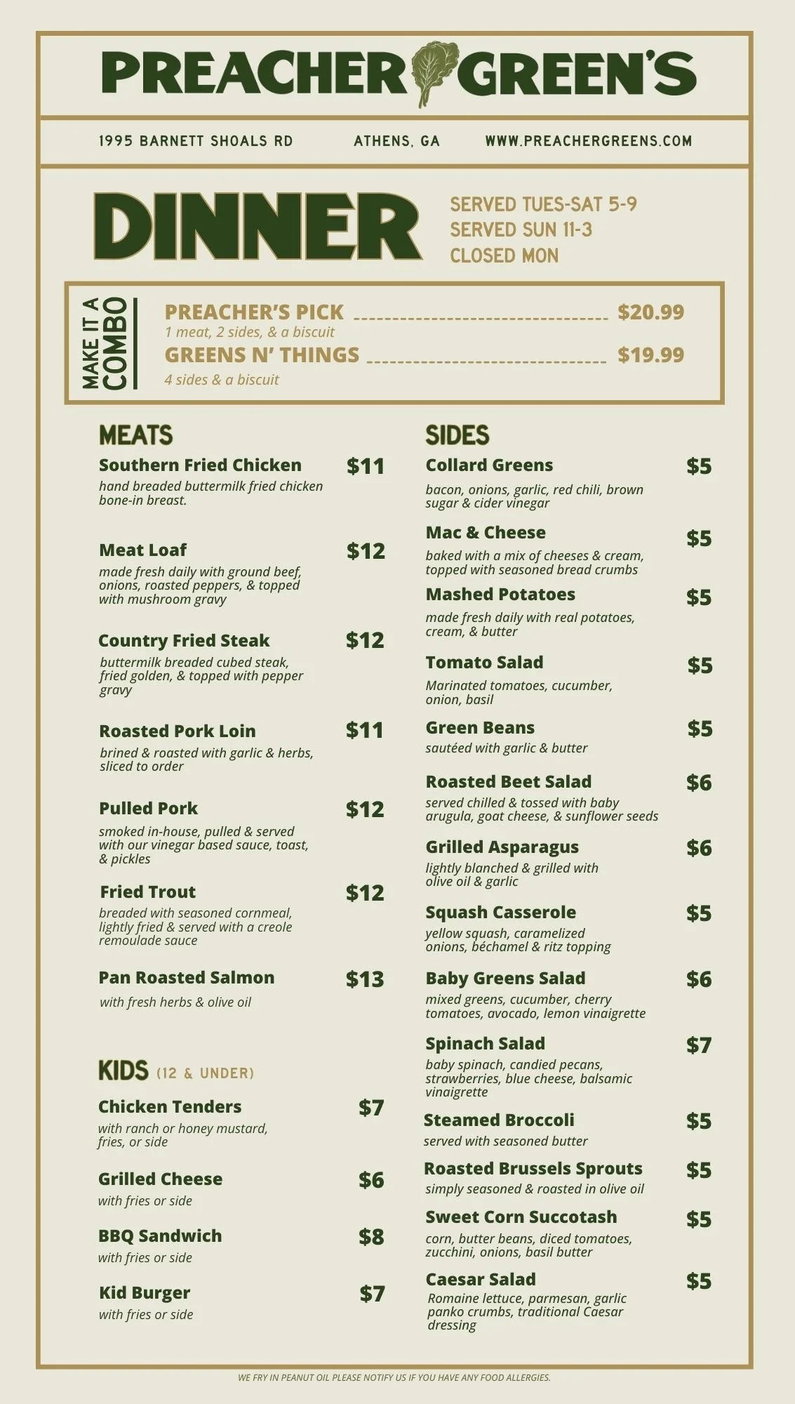 Menu Preacher Greens menu-preacher-greens