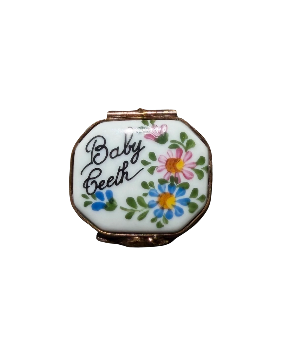 Limoges "Baby Teeth" Pill Box (functional) ~ ADD ON ONLY