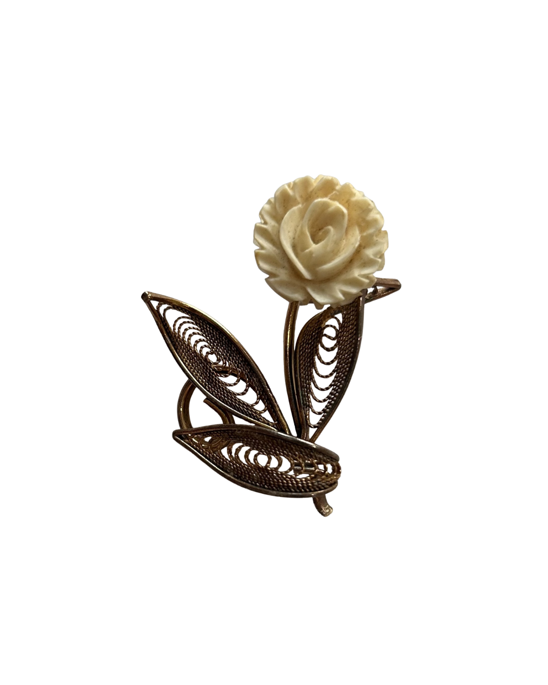 Carved Filigree Rose ~ ADD ON ONLY