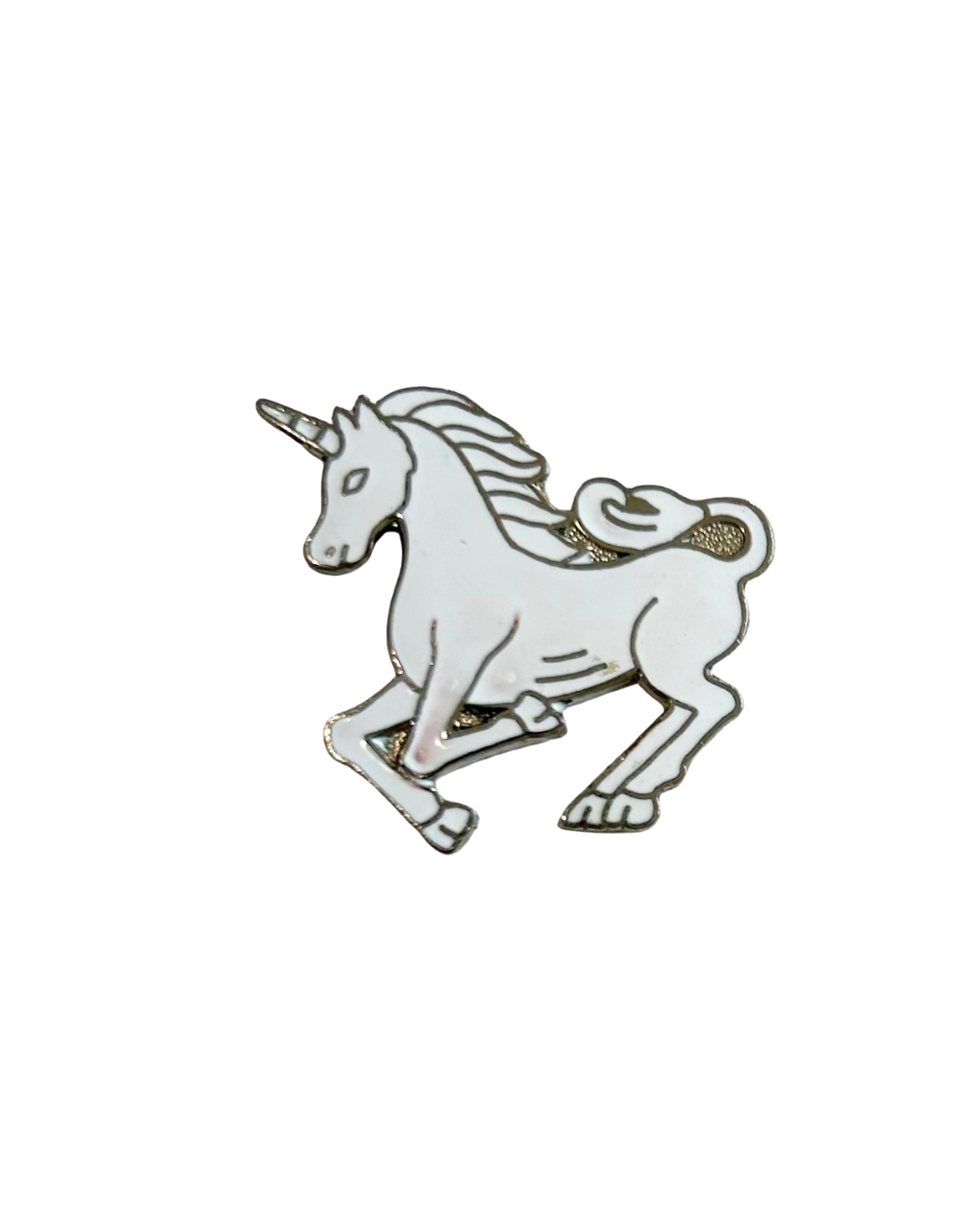 Vintage Enamel Unicorn Pin ~ ADD ON ONLY