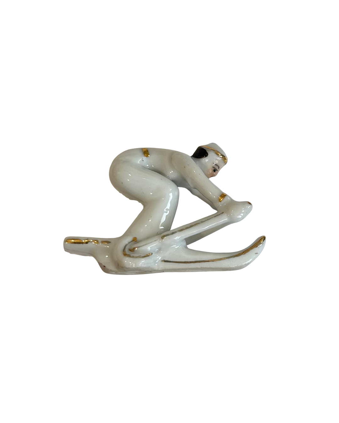 Large Ceramic Skier (read) ~ ADD ON ONLY