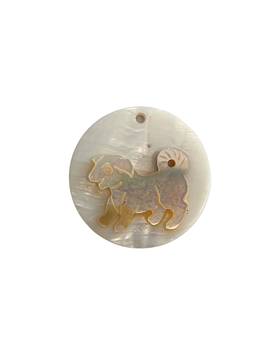 Carved Zodiac Charm "Dog" ~ ADD ON ONLY