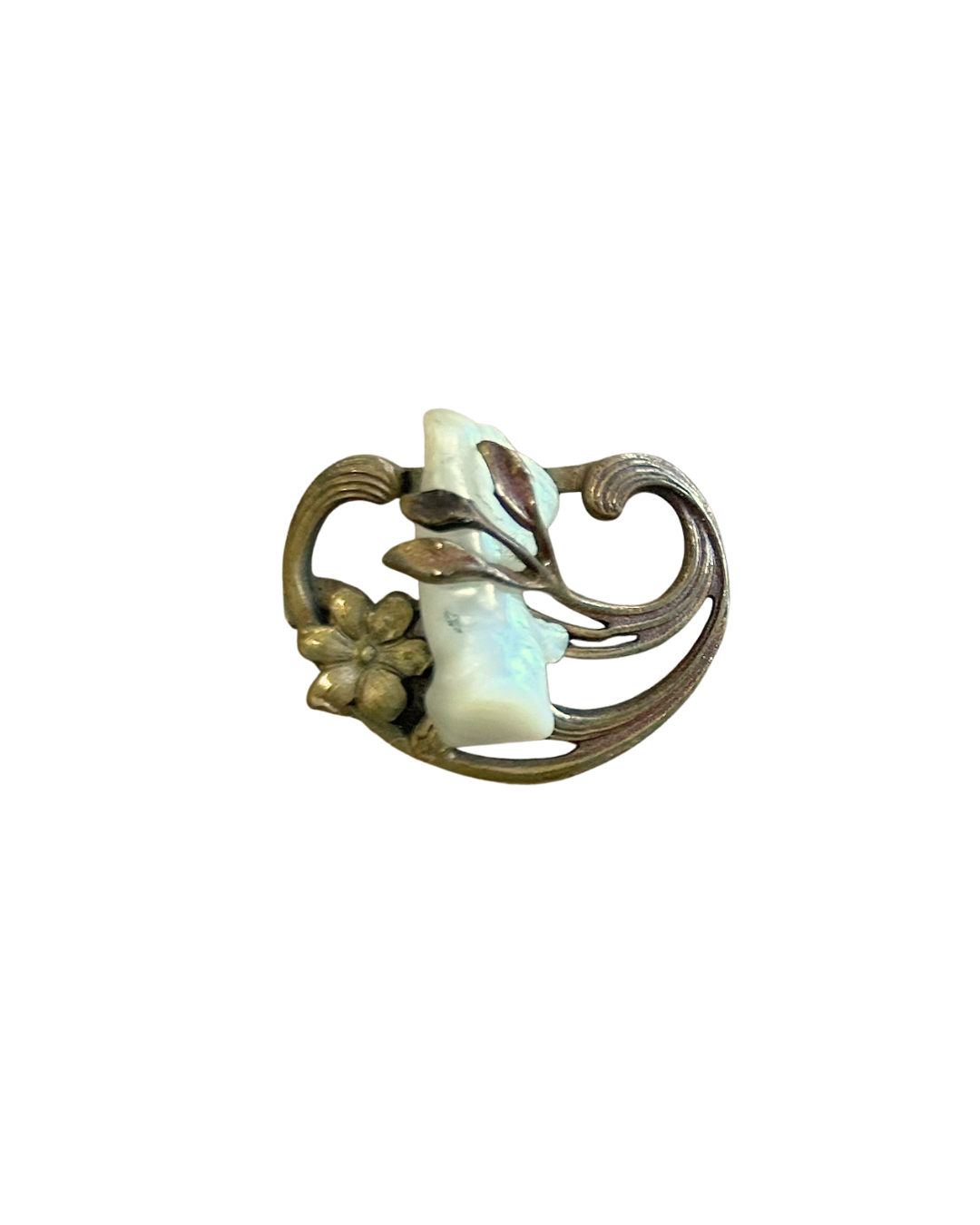 Antique Floral Pearl Pin ~ ADD ON ONLY