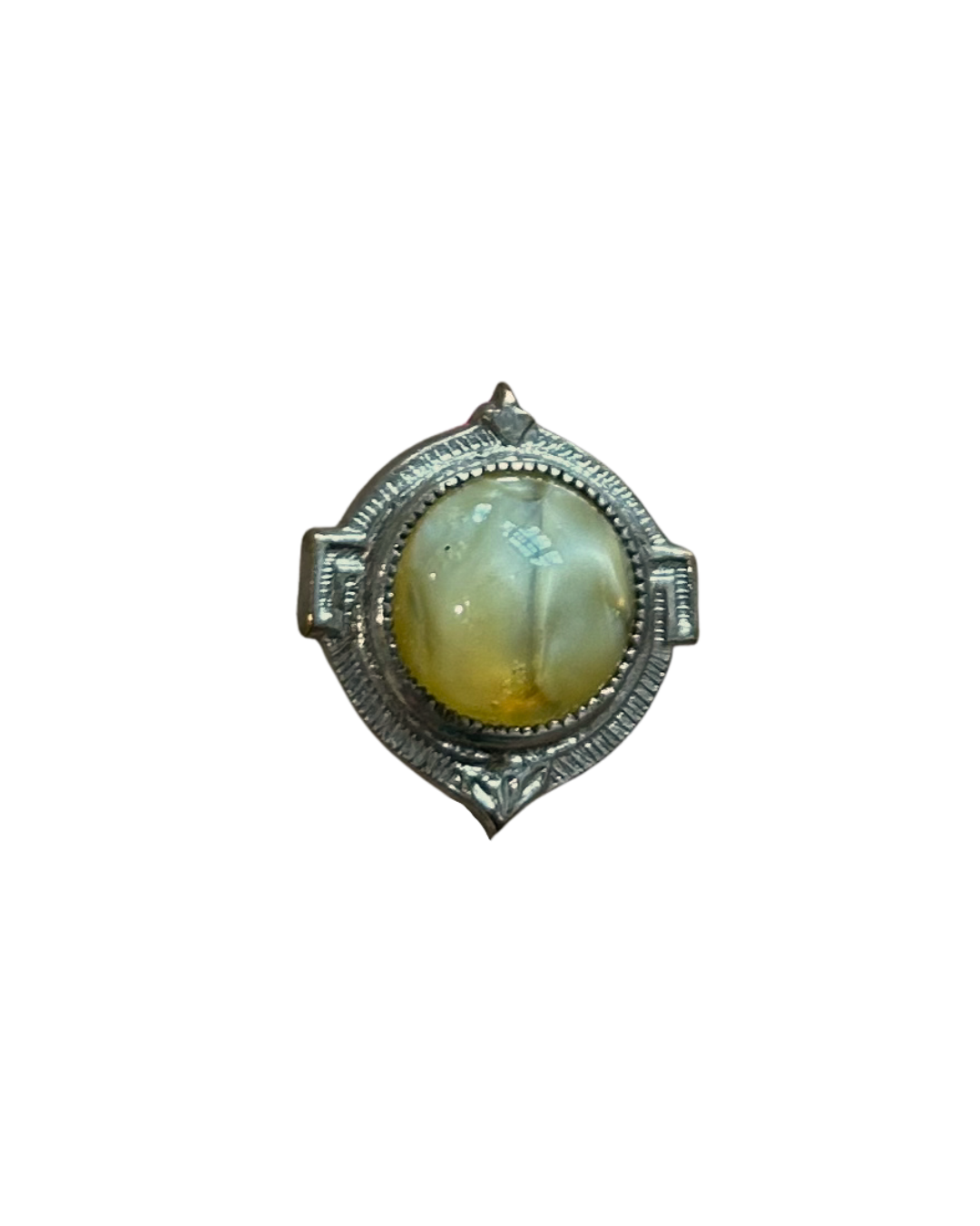 Yellow Cabochon Stone ~ ADD ON ONLY