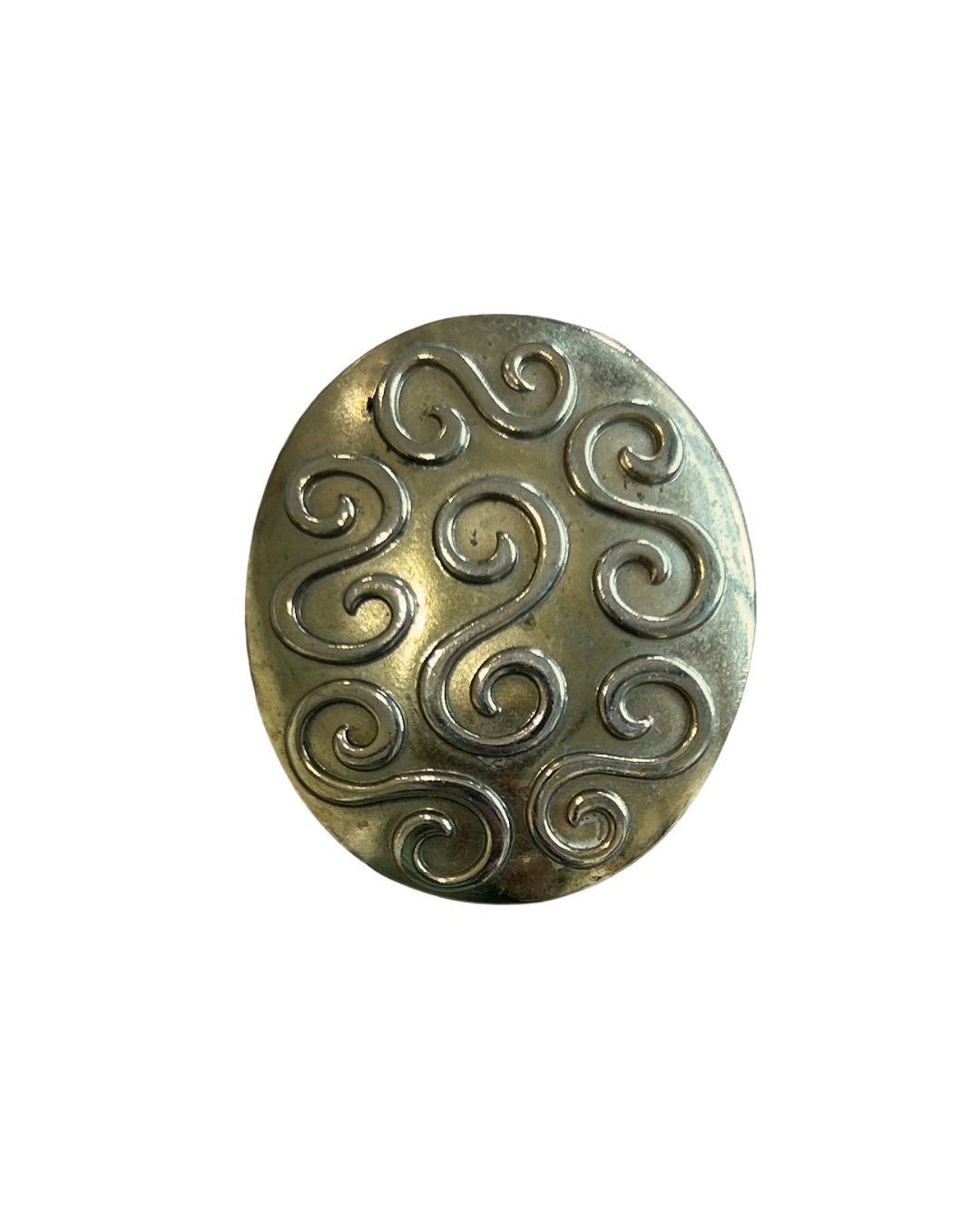 Silver Swirled Medalion ~ ADD ON ONLY