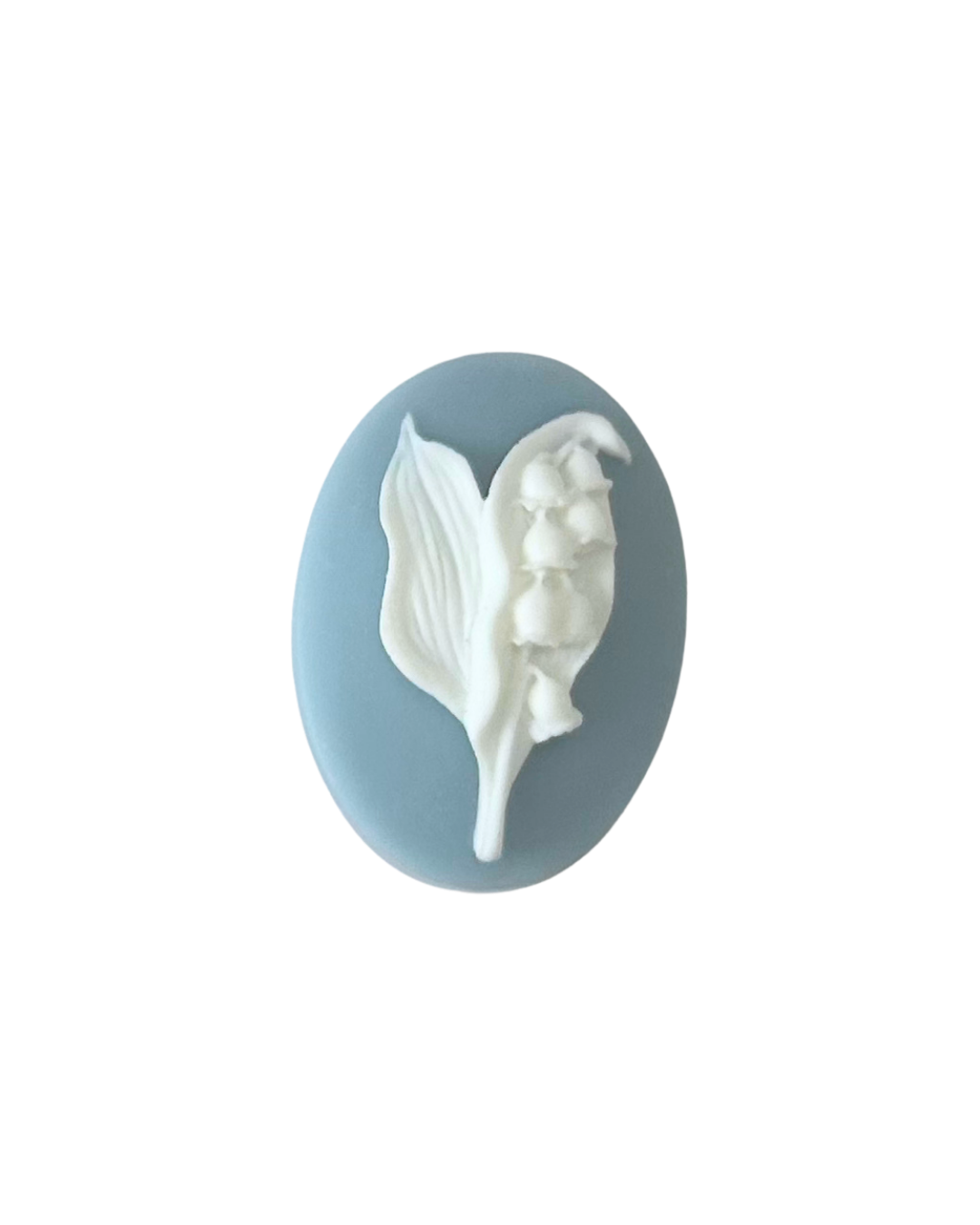 Blue Lily of the Valley Cameo ~ ADD ON ONLY