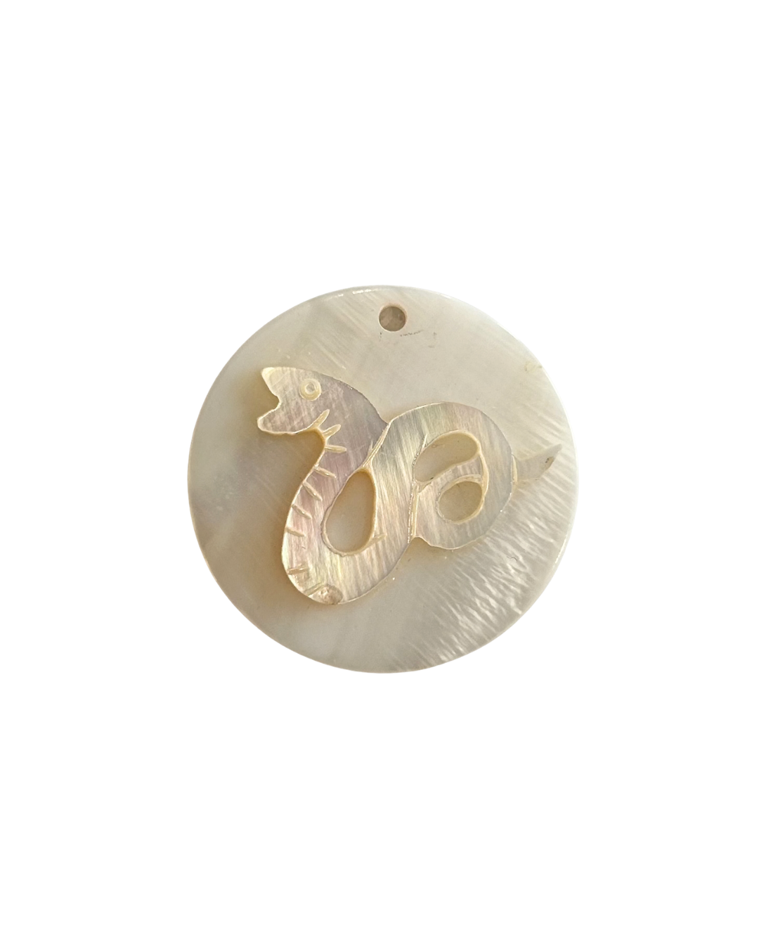 Carved Zodiac Charm "Snake" ~ ADD ON ONLY