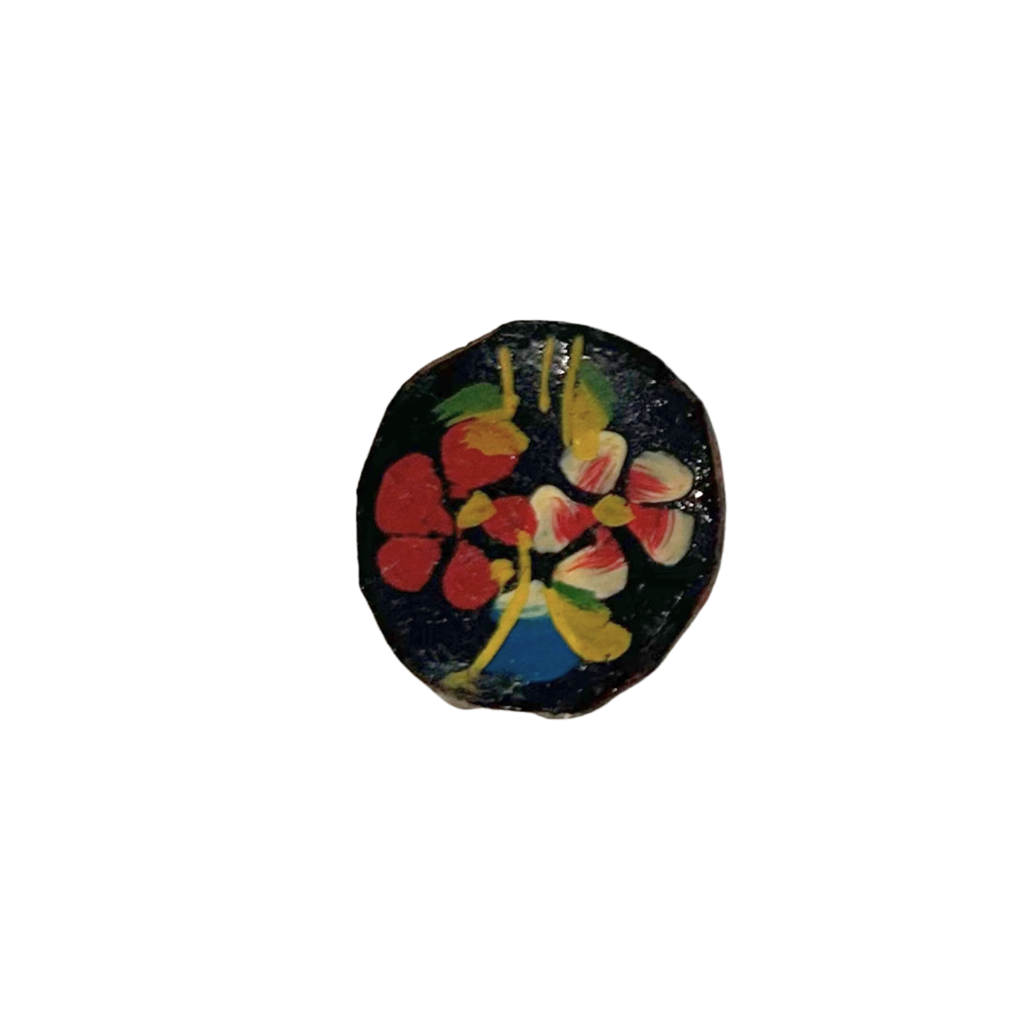 Hand-Painted Wood Button ~ ADD ON ONLY